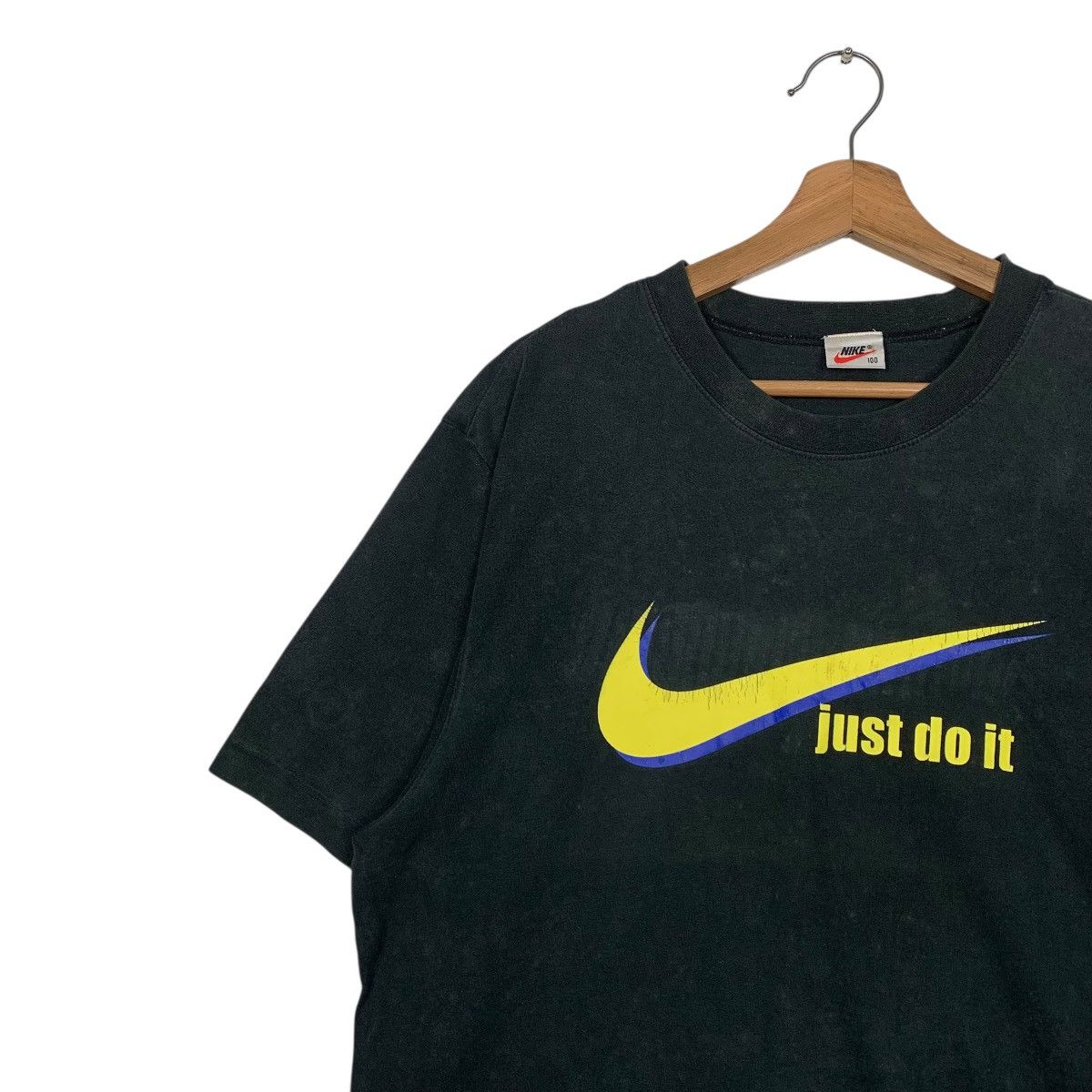 Nike Vintage 90s Nike Swoosh Tee Size US M / EU 48-50 / 2 - 7 Thumbnail