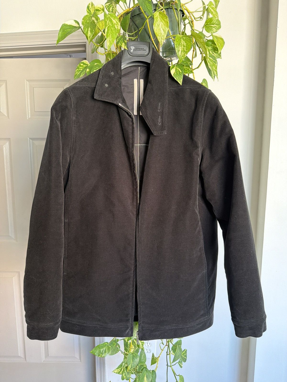 Rick Owens Rick Owens DRKSHDW F/W17 Moleskin Brother Coat Size US L / EU 52-54 / 3 - 1 Thumbnail