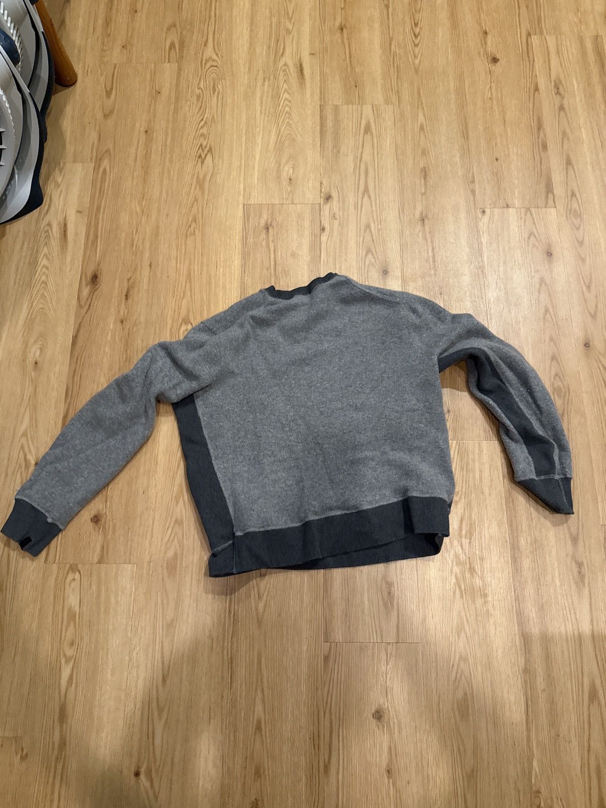 Rag & Bone Rag & Bone Grey Logo Sweater – Minimalist Crewneck (Size L) Size US L / EU 52-54 / 3 - 2 Thumbnail