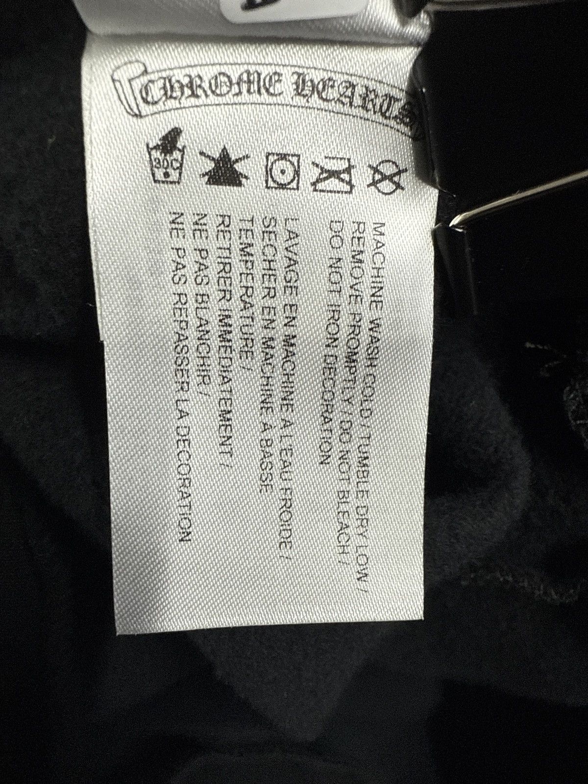 Chrome Hearts CHROME HEARTS SCRIPT PULLOVER HOODIE BLACK BLUE Size US M / EU 48-50 / 2 - 7 Thumbnail