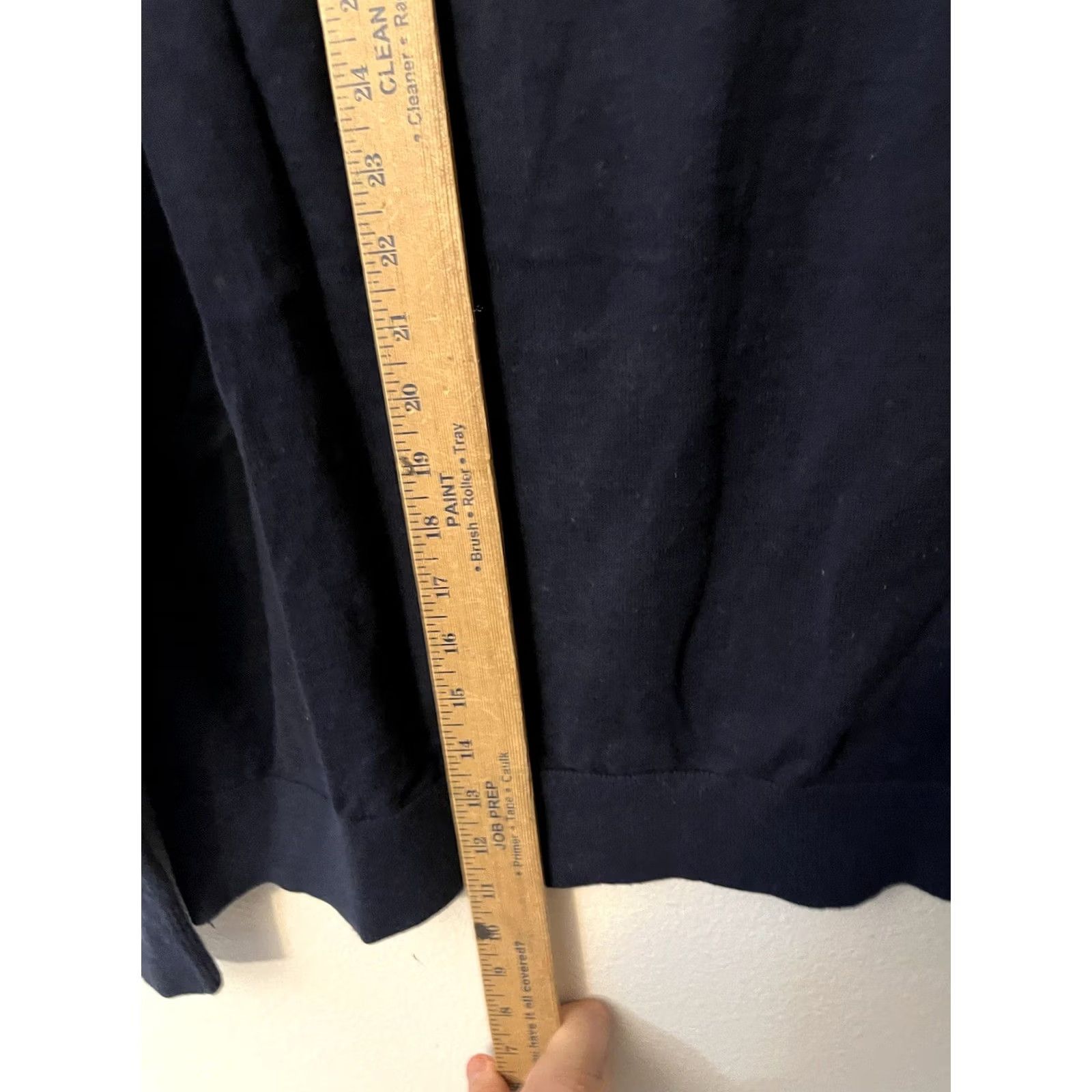 Banana Republic Banana Republic Sweatshirt Mens Large Navy Blue Cotton Blend Crew Neck Size US L / EU 52-54 / 3 - 4 Thumbnail