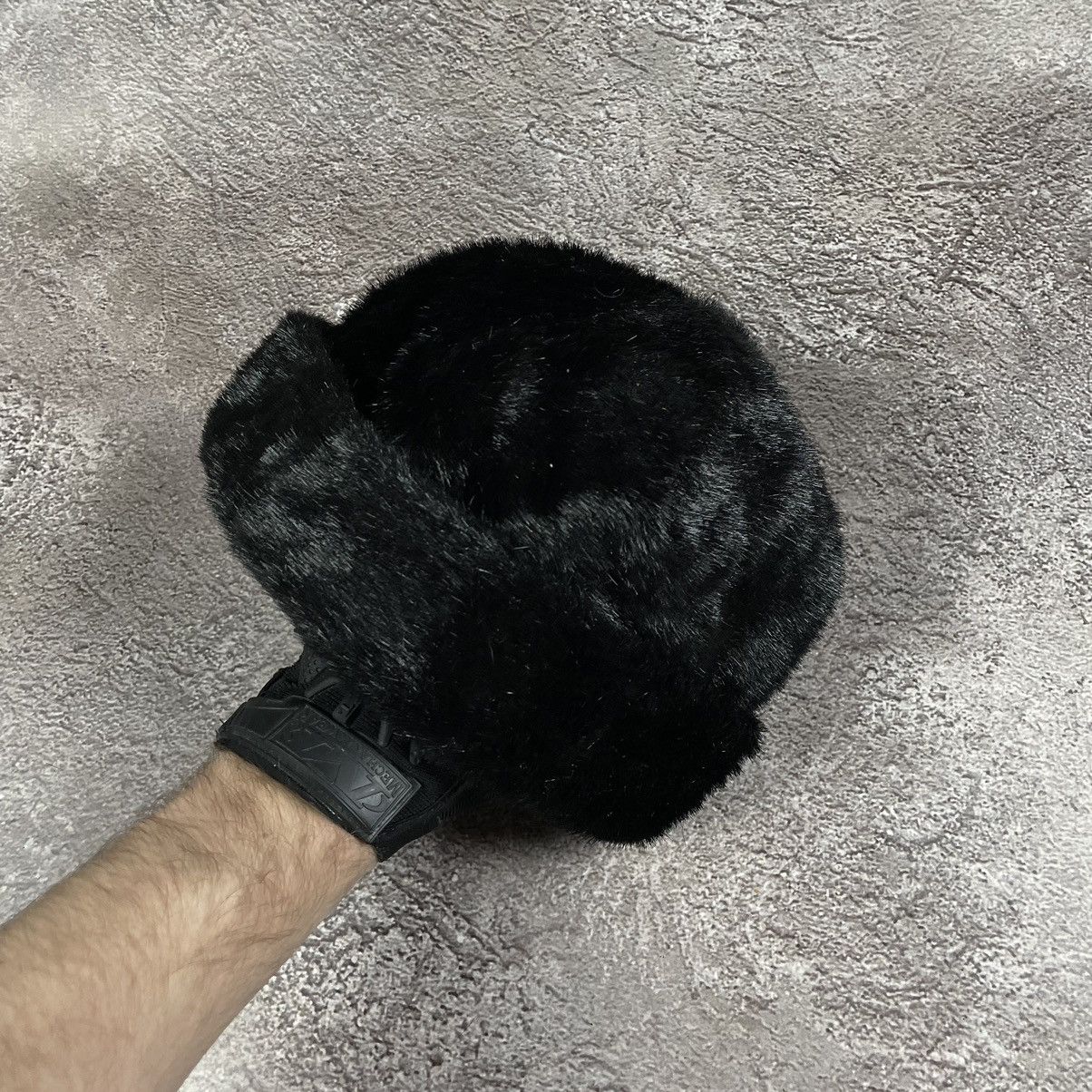 Vintage Vintage 90s Mohair Beanie Black Grunge Alt Skate Relaxed OS Size ONE SIZE - 4 Thumbnail