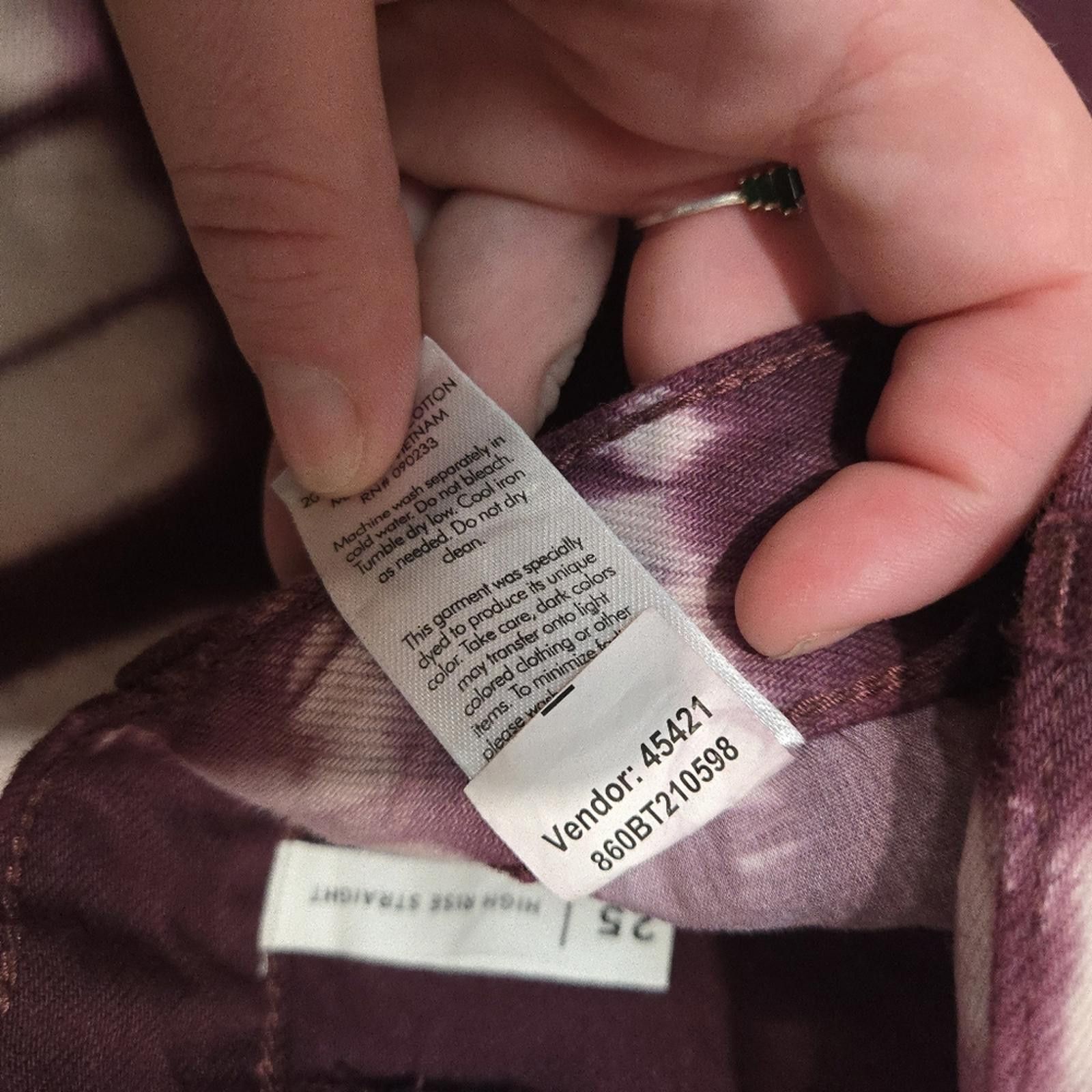 Pacsun Pacsun High Rise Straight Jean Size 25" / US 0 / IT 36 - 8 Thumbnail