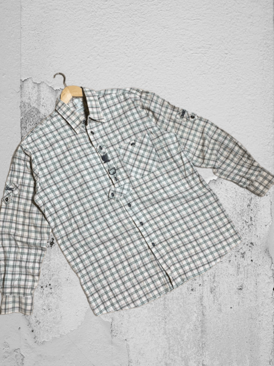 C&A Landhaus by C&A Men S Casual Shirt Beige Linen 0010 Size US S / EU 44-46 / 1 - 1 Thumbnail