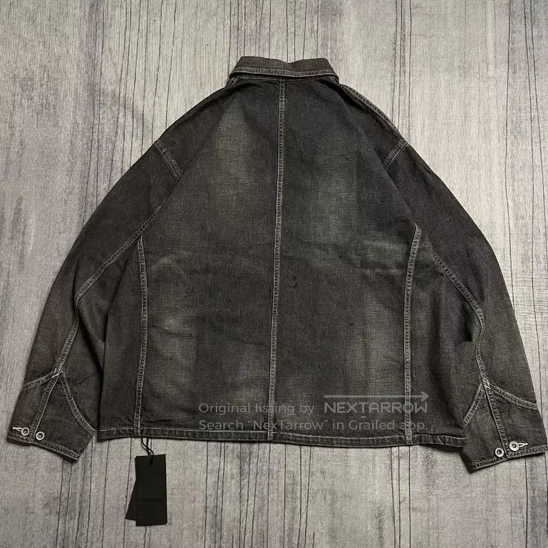 Neighborhood Neighborhood 24SS Wide Short Washed Denim Jacket, Size XL, Size US XL / EU 56 / 4 - 2 Thumbnail