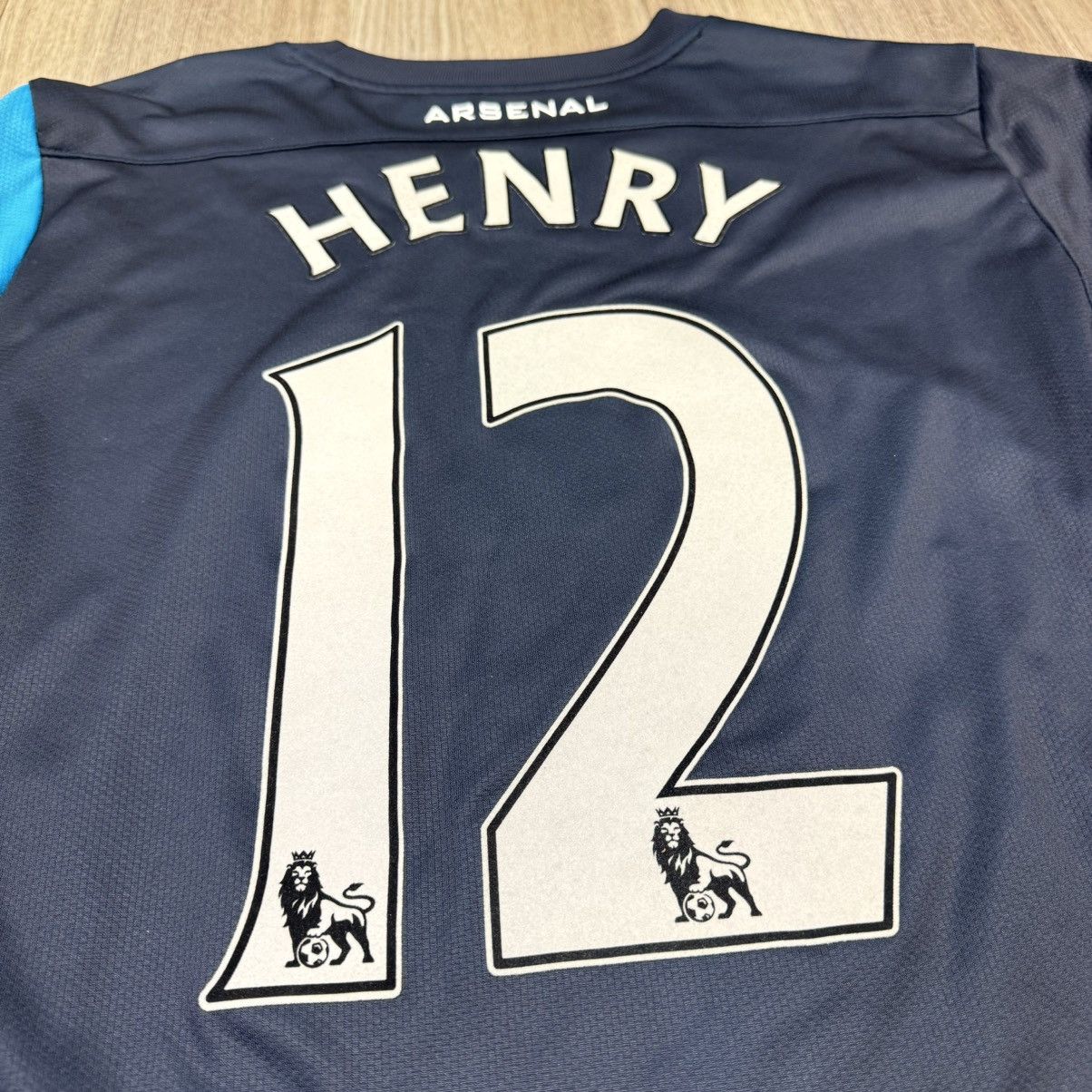Nike Arsenal 11/12 longsleeves player issue away shirt #12 Henry Size US L / EU 52-54 / 3 - 6 Thumbnail
