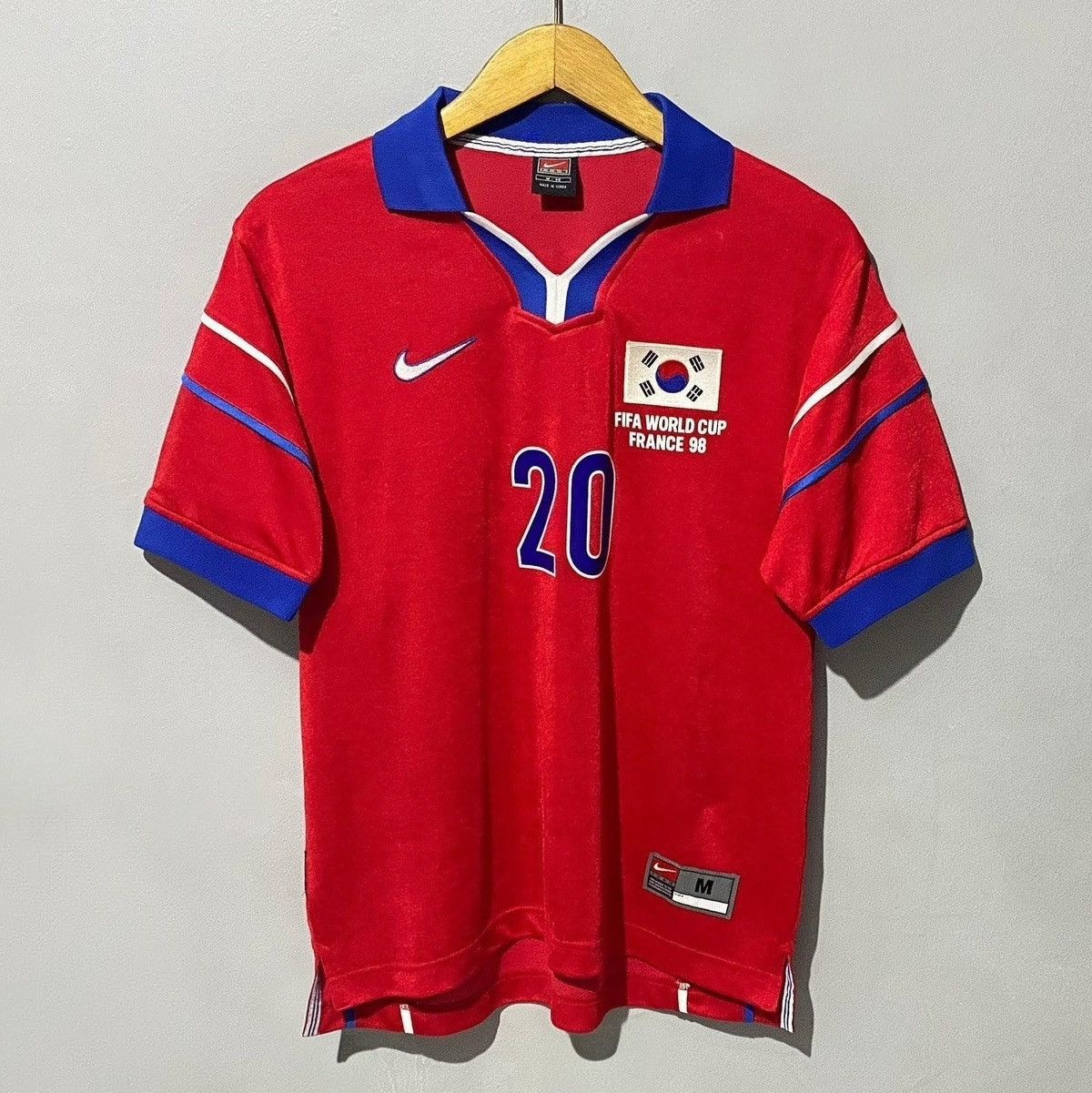 Nike × Vintage Nike x South Korea #21 Ji-Sung Park WC 2002 Home