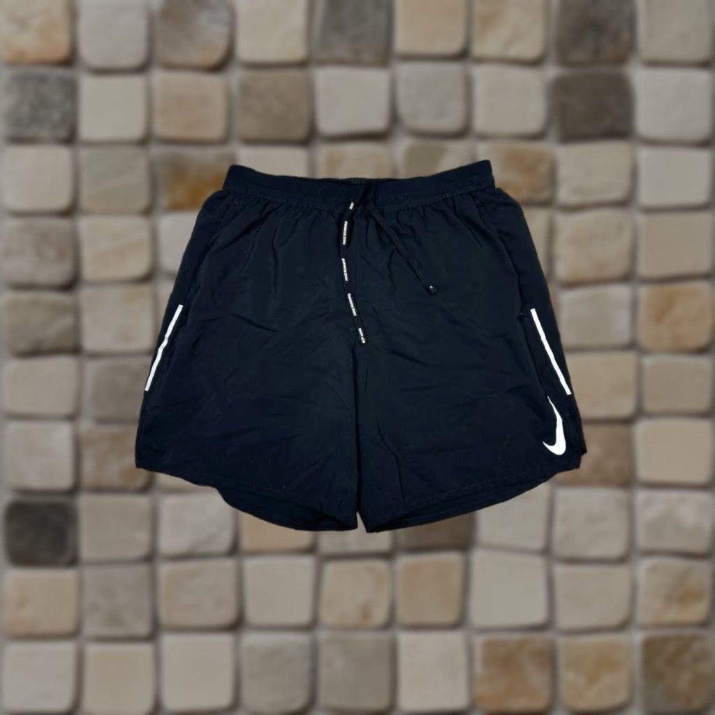 Nike Nike Dri-FIT Running Shorts Womens Medium Black Drawstring Built In Liner Size 32" / US 10 / IT 46 - 1 Thumbnail