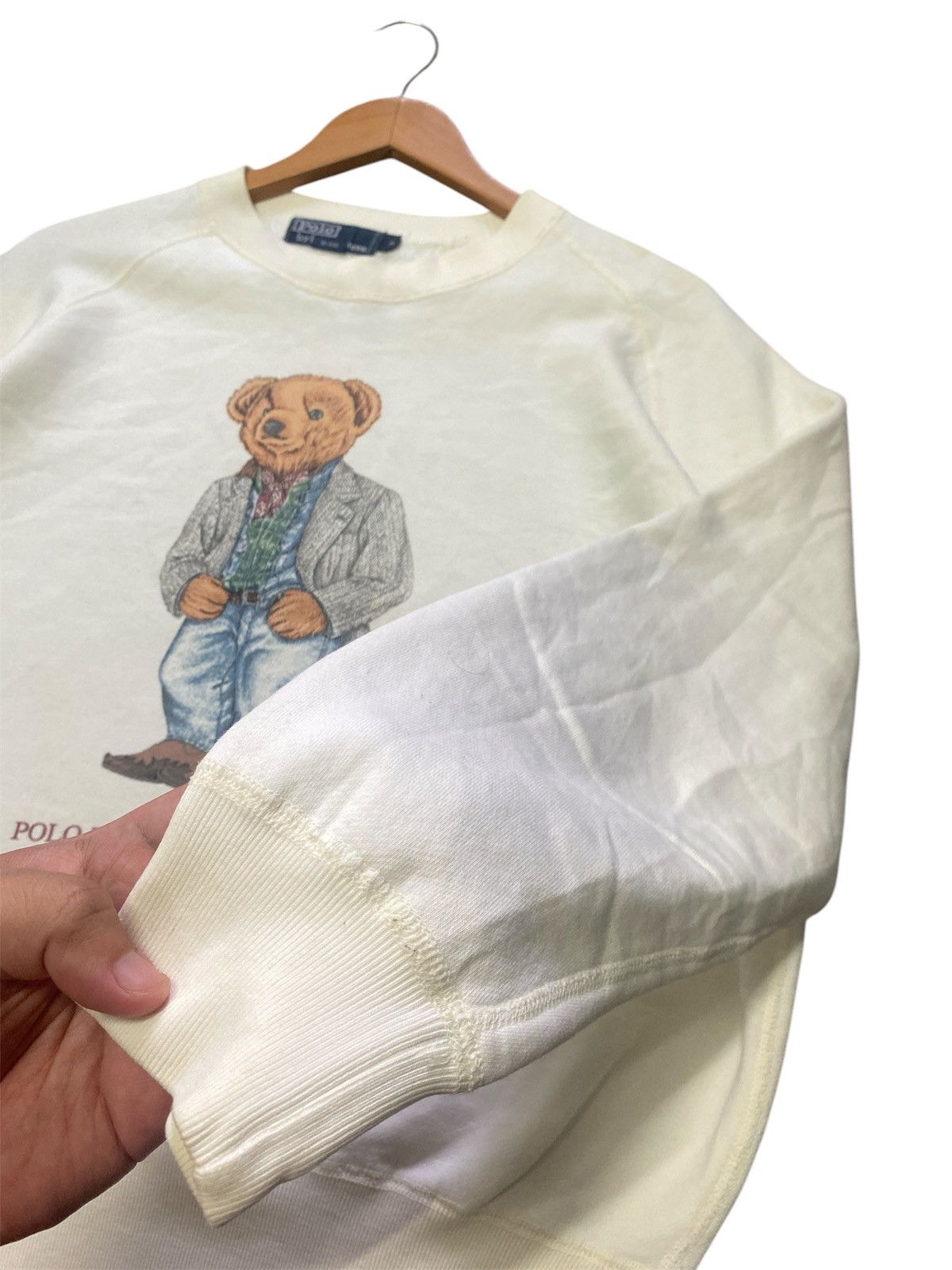 Designer × Polo Ralph Lauren × Vintage 💥RARE💥VINTAGE POLO RALPH LAUREN BEAR SWEATSHIRT🔥 Size US S / EU 44-46 / 1 - 9 Thumbnail