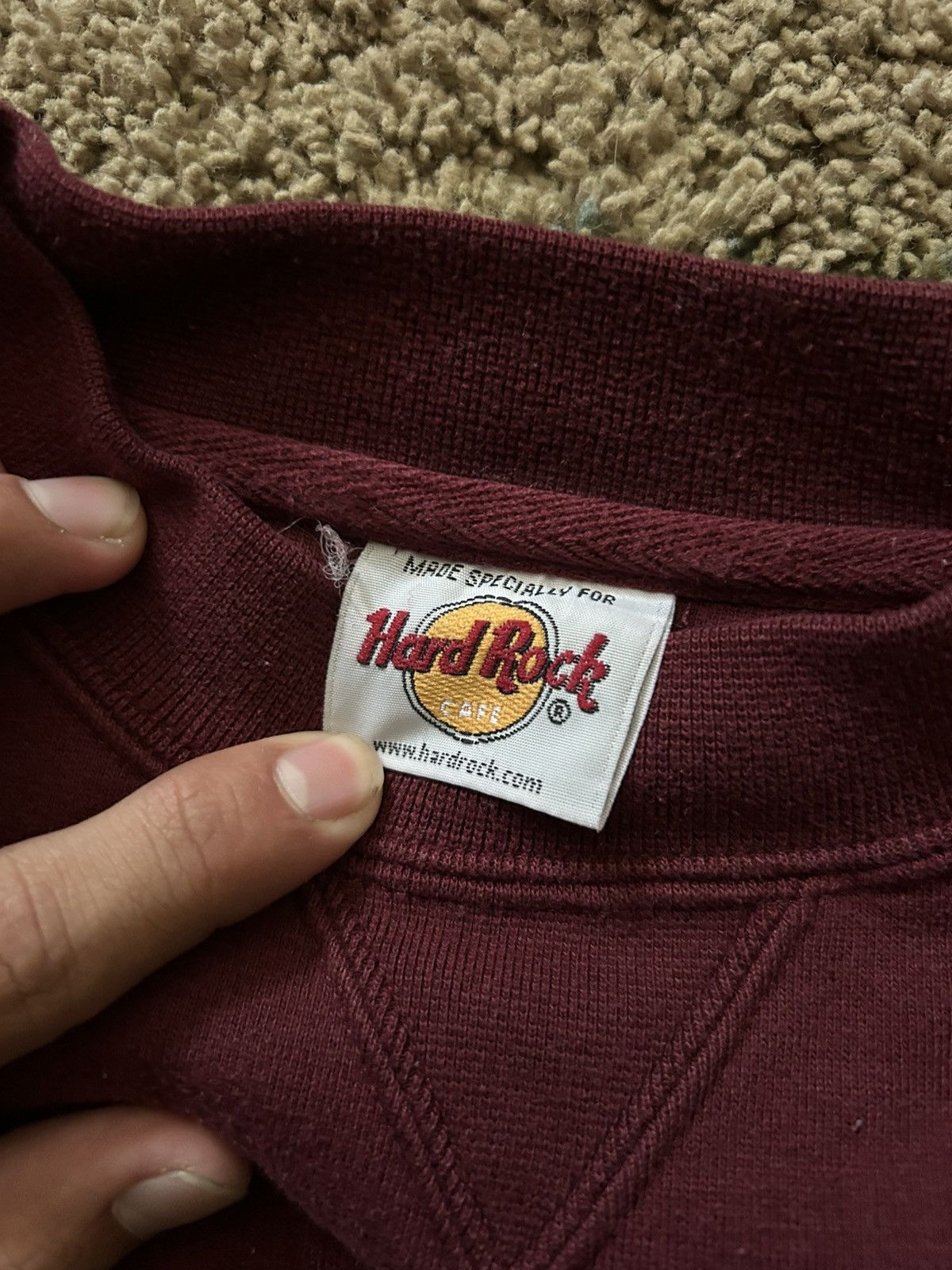 Hard Rock Cafe × Vintage Vintage hard rock cafe crewneck Size US S / EU 44-46 / 1 - 3 Thumbnail