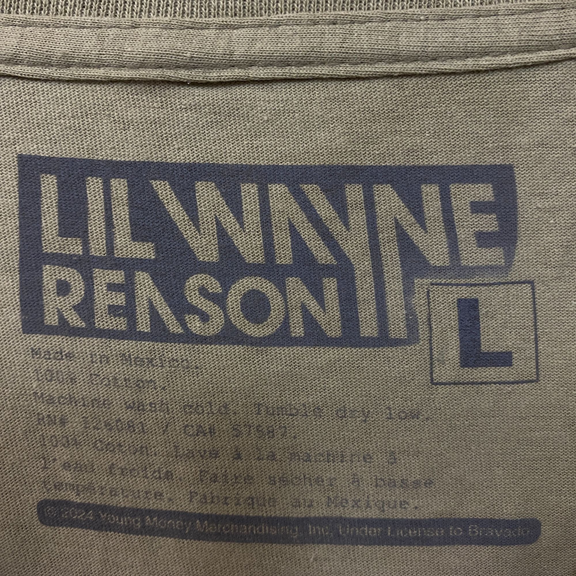Lil Wayne Reason Lil Wayne A Milli Lightning Brown T-Shirt Large Size US L / EU 52-54 / 3 - 4 Thumbnail