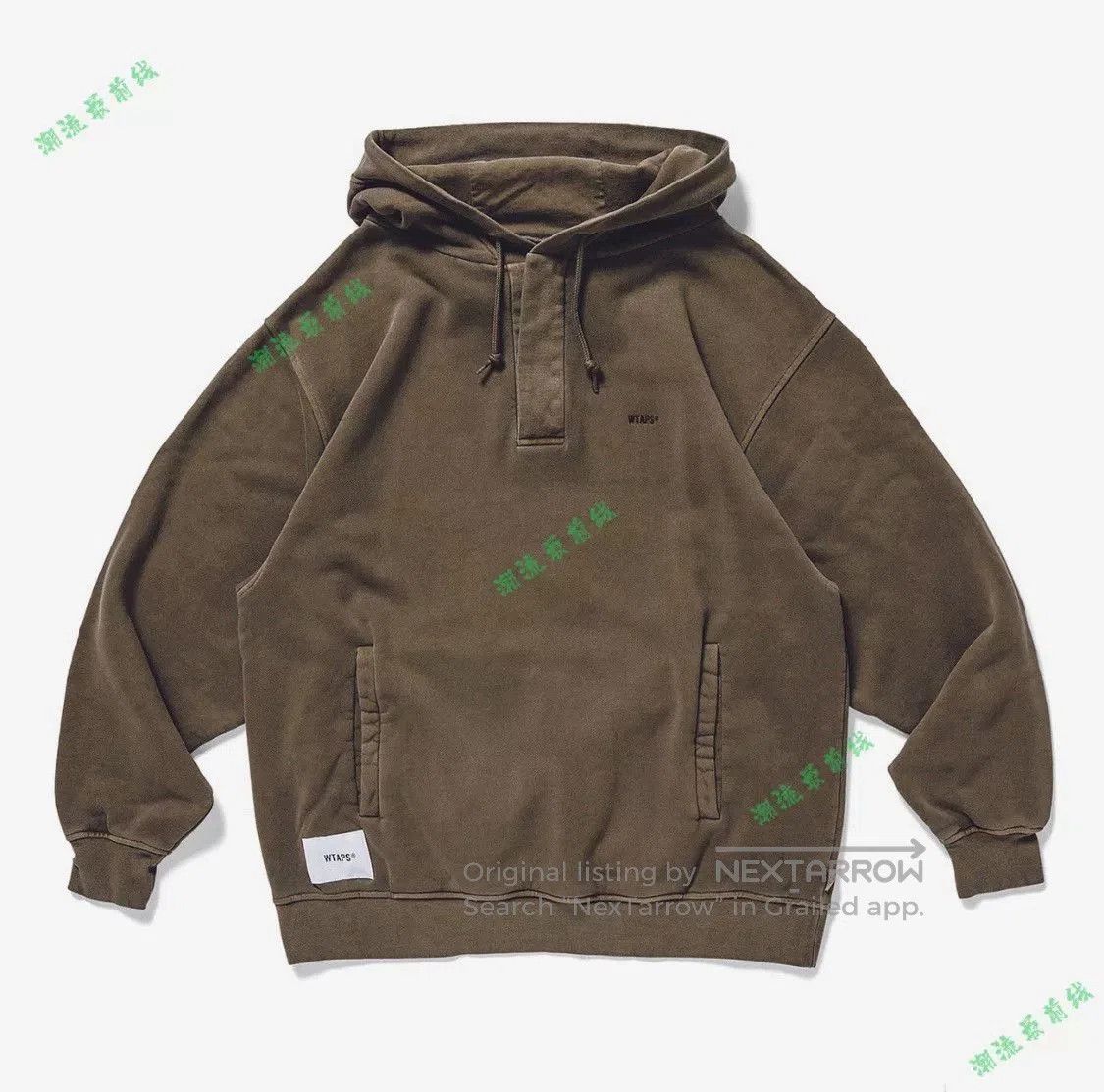Wtaps WTAPS Hooded Sweatshirt in Unique Finish. Size US S / EU 44-46 / 1 - 8 Thumbnail