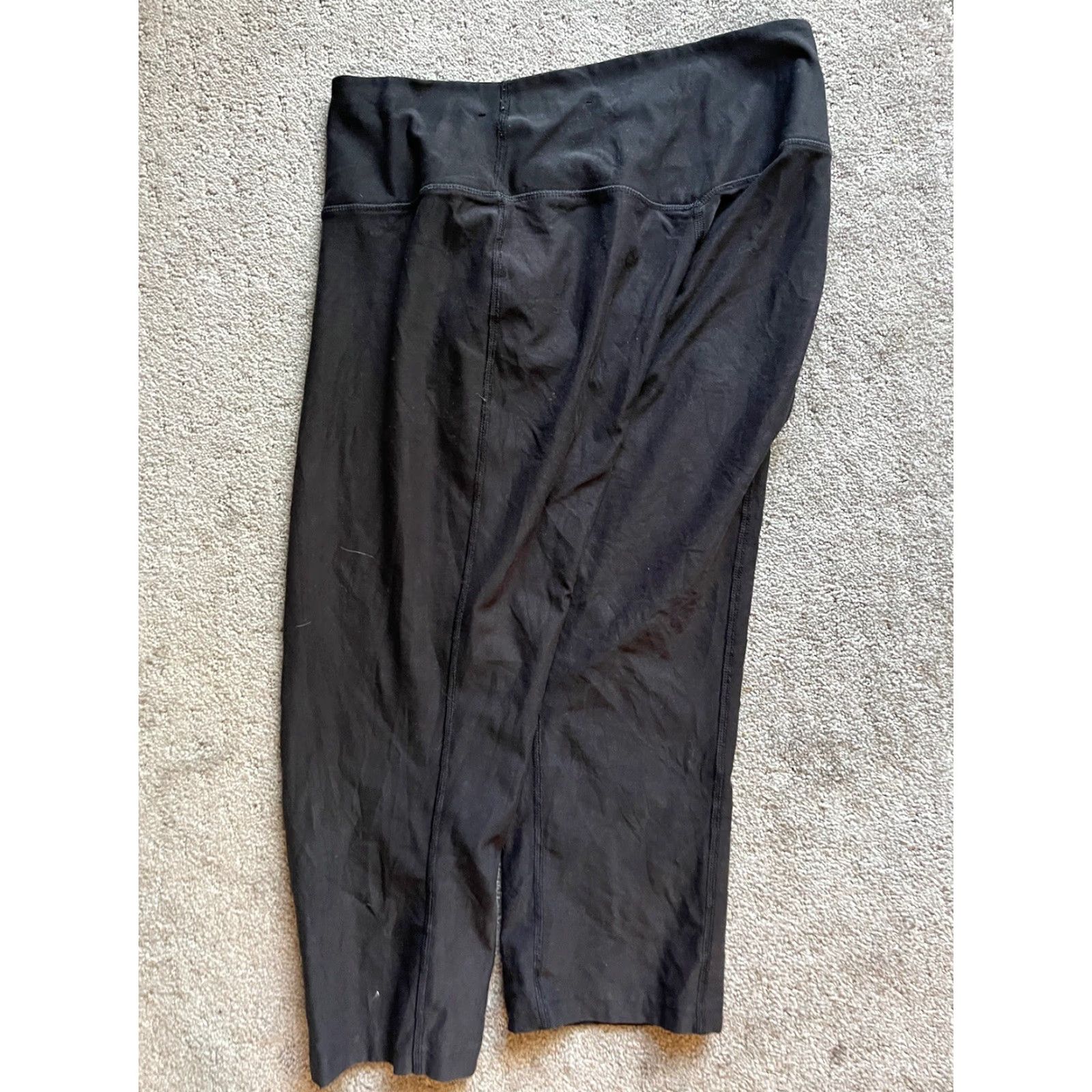 Nike Nike Dri-Fit Crop Capri Leggings Womens Small Ten Less Plastic Bottles Gym Run Size 28" / US 6 / IT 42 - 3 Thumbnail