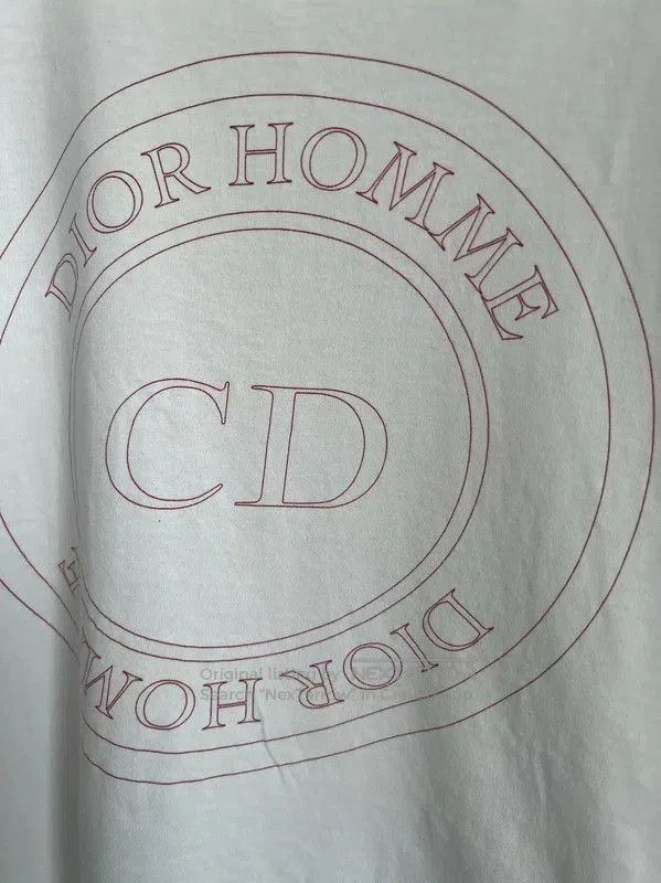 Dior Dior White Cotton Short Sleeve T. Size XS / US 0-2 / IT 36-38 - 3 Thumbnail