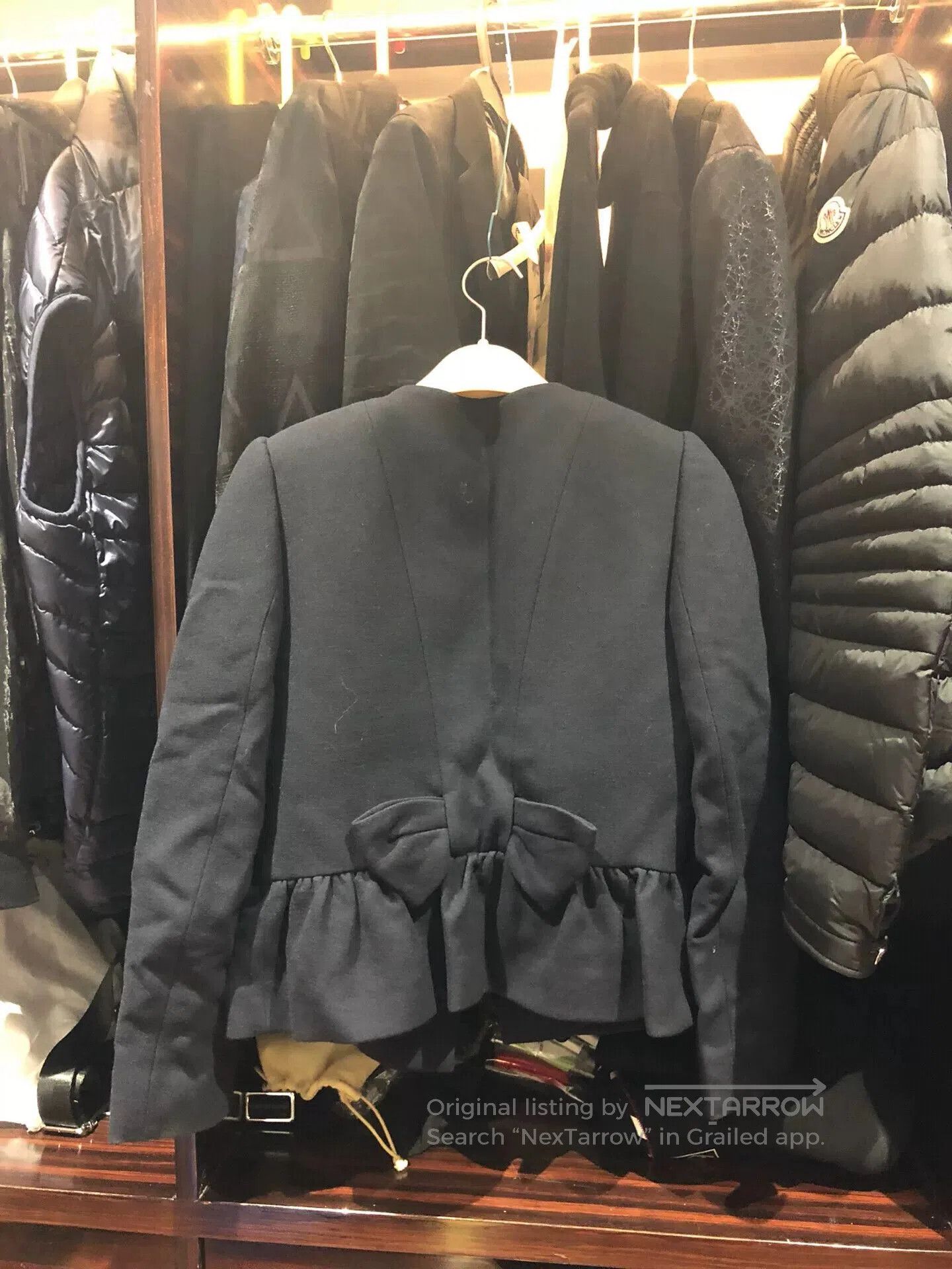 Valentino Red Valentino Black Coat Small Size. Size US XS / EU 42 / 0 - 2 Thumbnail