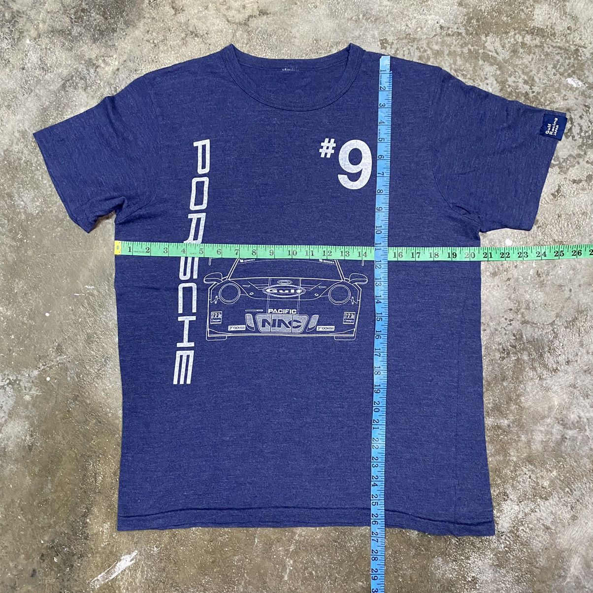 Porsche Design × Vintage VINTAGE PORSCHE #9 GULF RACING JAPAN T SHIRT Size US M / EU 48-50 / 2 - 16 Thumbnail