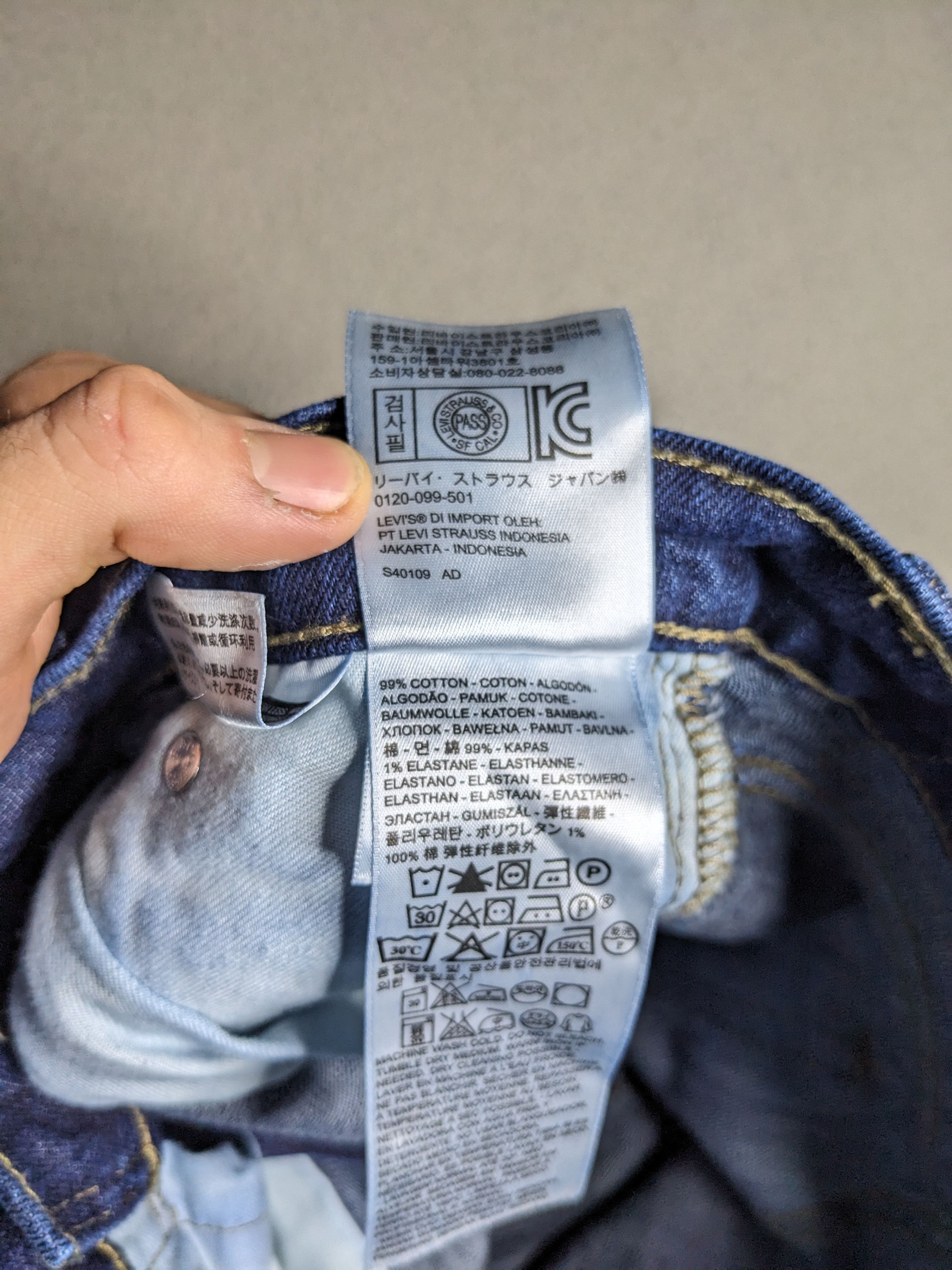Levi's Levis 511 Jeans 29x29 Dark Blue Slim Fit Straight Leg Denim Size US 29 - 15 Thumbnail