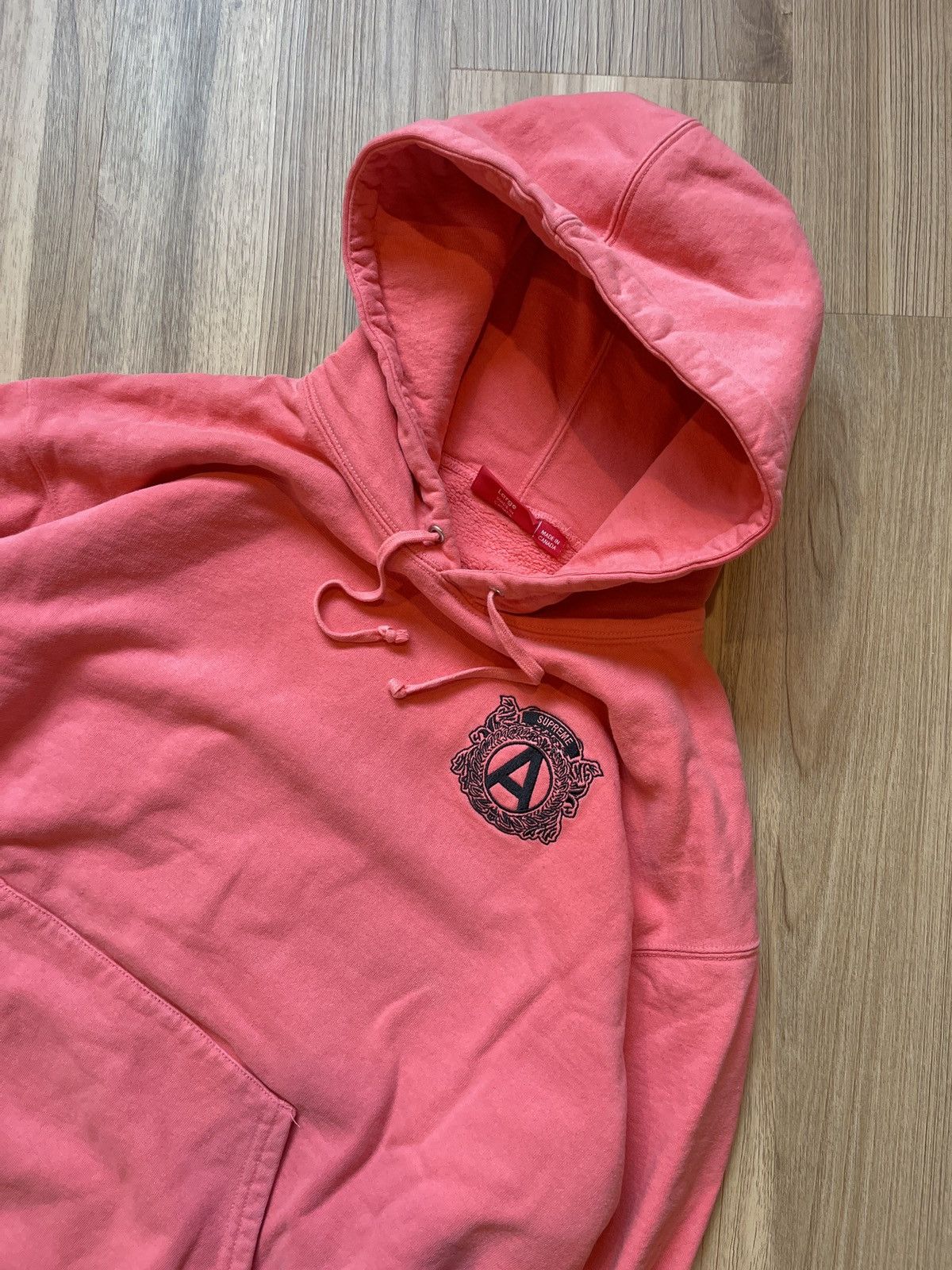 Supreme Supreme Anti Everything Pink Sweatshirt Hoodie Size US L / EU 52-54 / 3 - 3 Thumbnail