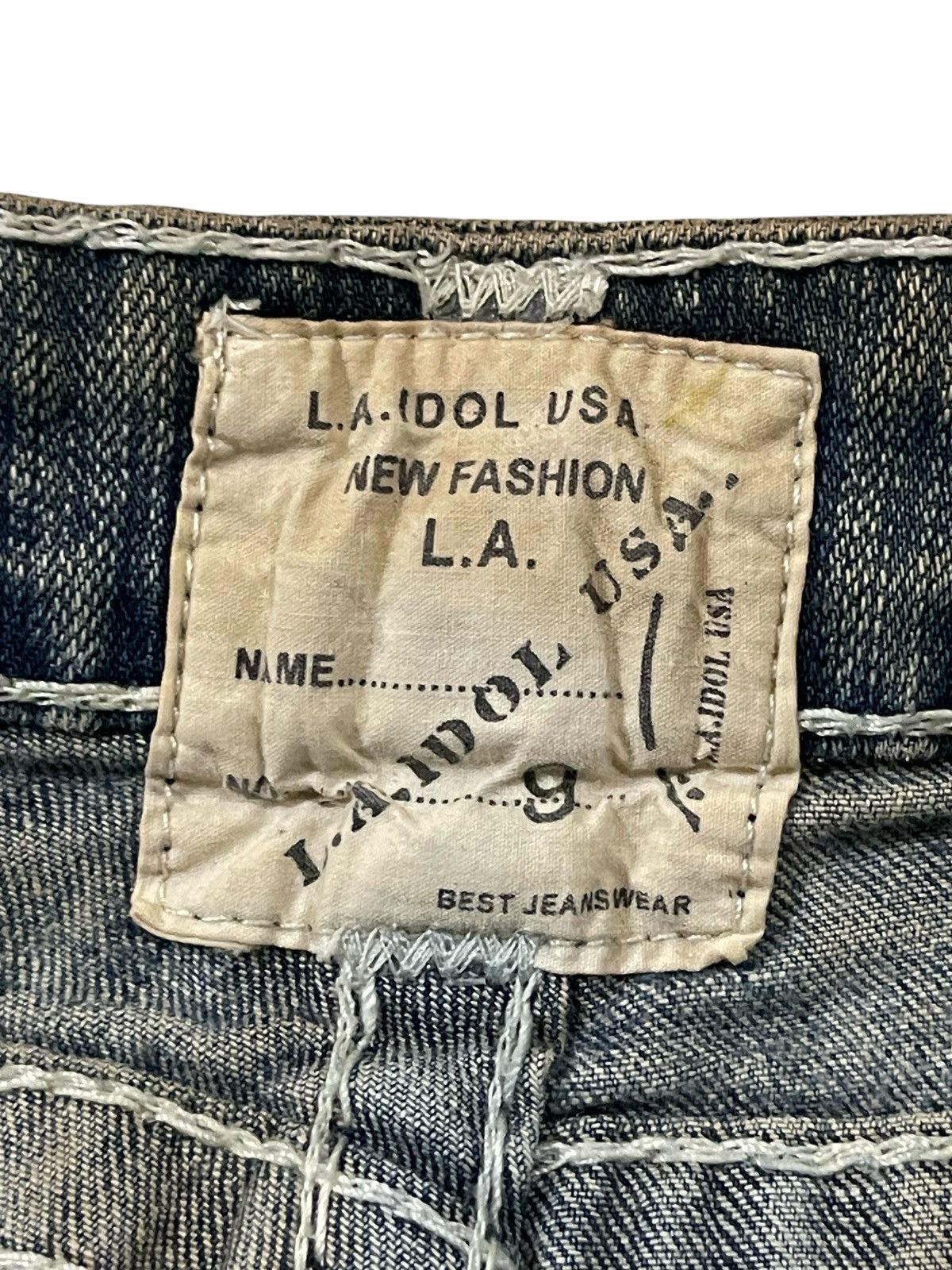 Beauty Beast LA IDOL USA Flared Low Rise Jeans Denim Size US 30 / EU 46 - 6 Thumbnail