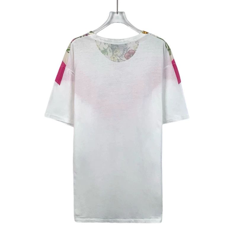 Gucci Gucci White letter floral printed cotton round-neck short-s Size US S / EU 44-46 / 1 - 2 Thumbnail