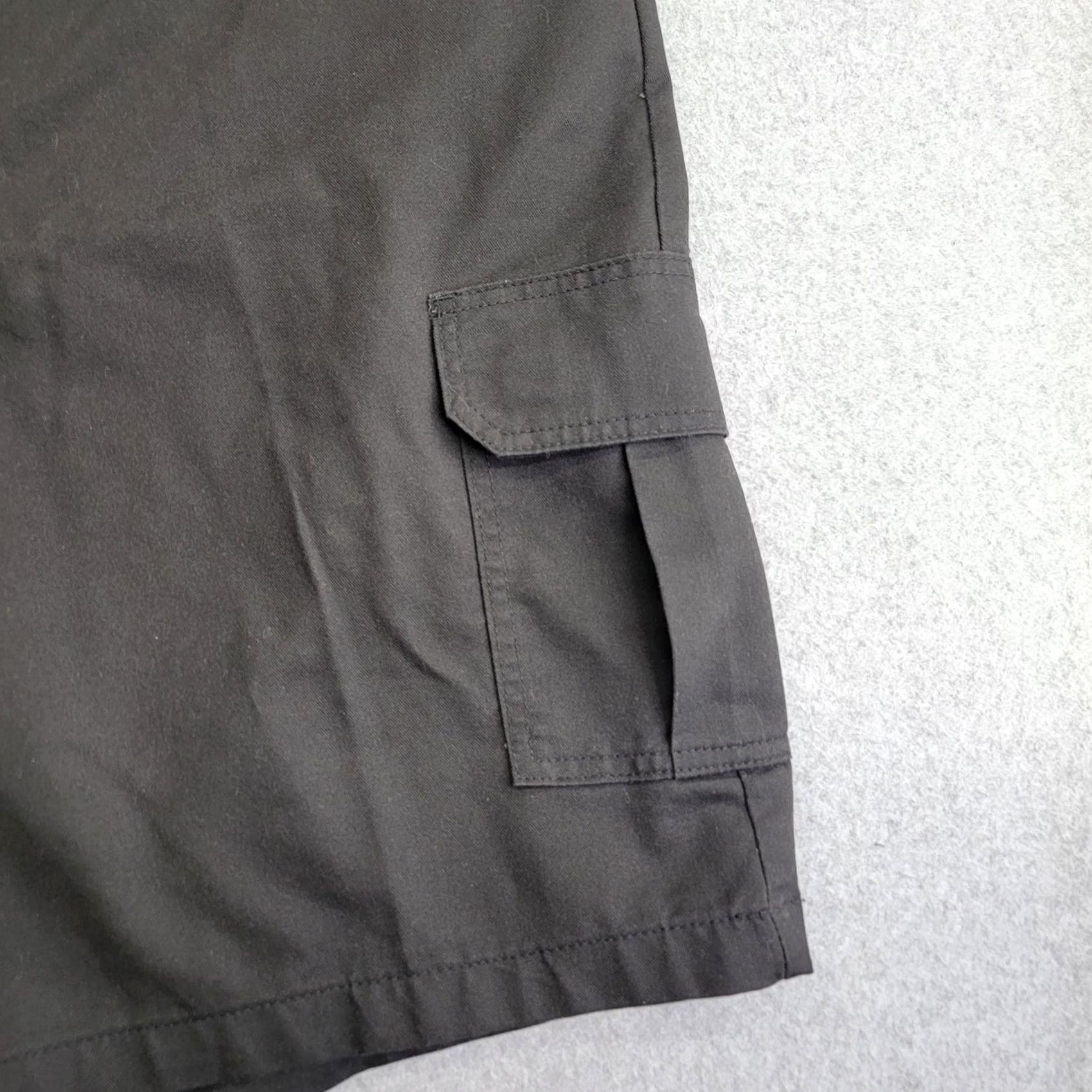 Dickies Dickies Cargo Shorts Mens Black Regular Fit Flex Stretch Zip Fly Pockets Size US 44 / EU 60 - 2 Thumbnail