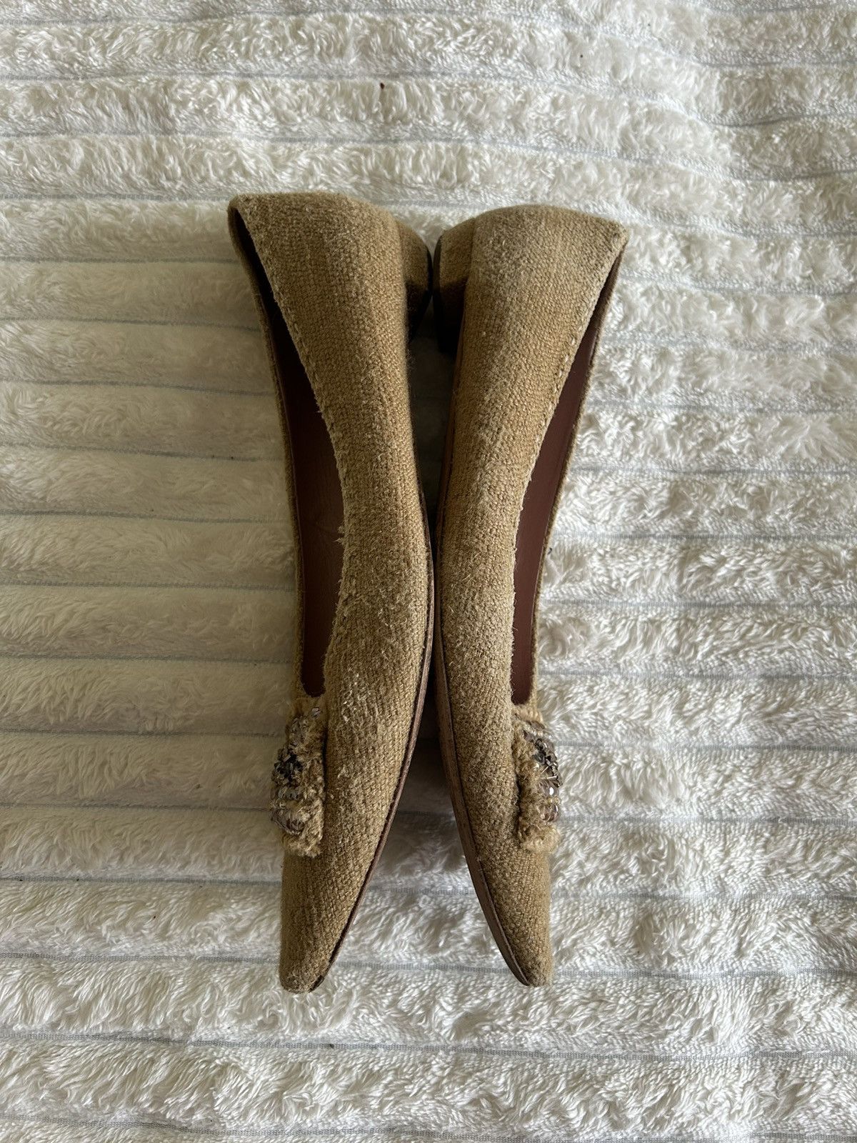 Prada Prada Luxury Brown Wool Smoking Slippers Size 41 Size US 11 / IT 41 - 8 Thumbnail