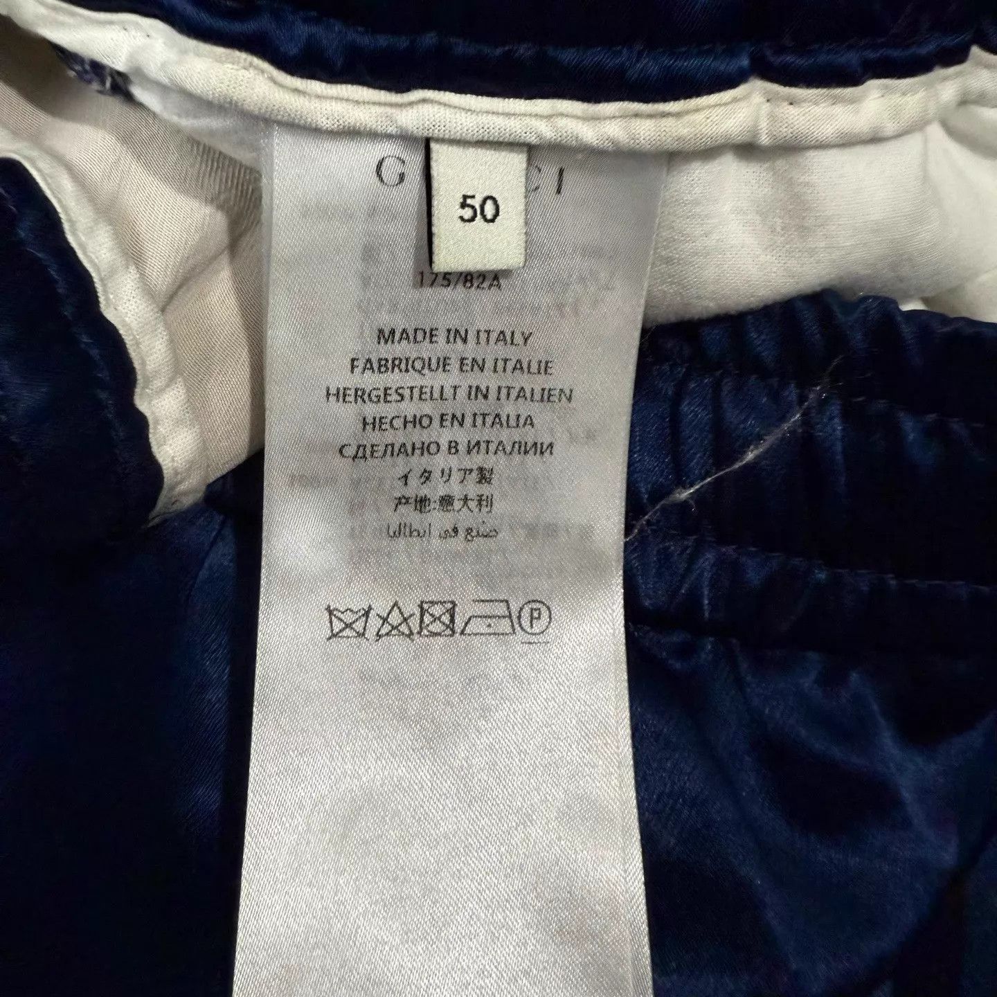 Gucci Gucci blue color blocked shorts 50 Size US 34 / EU 50 - 4 Thumbnail