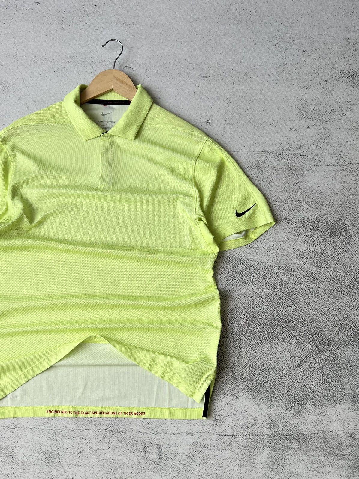 Nike Nike Tiger Woods Dri-Fit ADV Polo Shirt Lime Green Size S Size US S / EU 44-46 / 1 - 2 Thumbnail