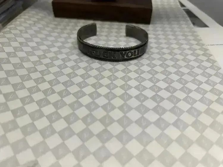 Number (N)ine Number Nine fuck you silver 925 bracelet-2507 Size ONE SIZE - 7 Thumbnail