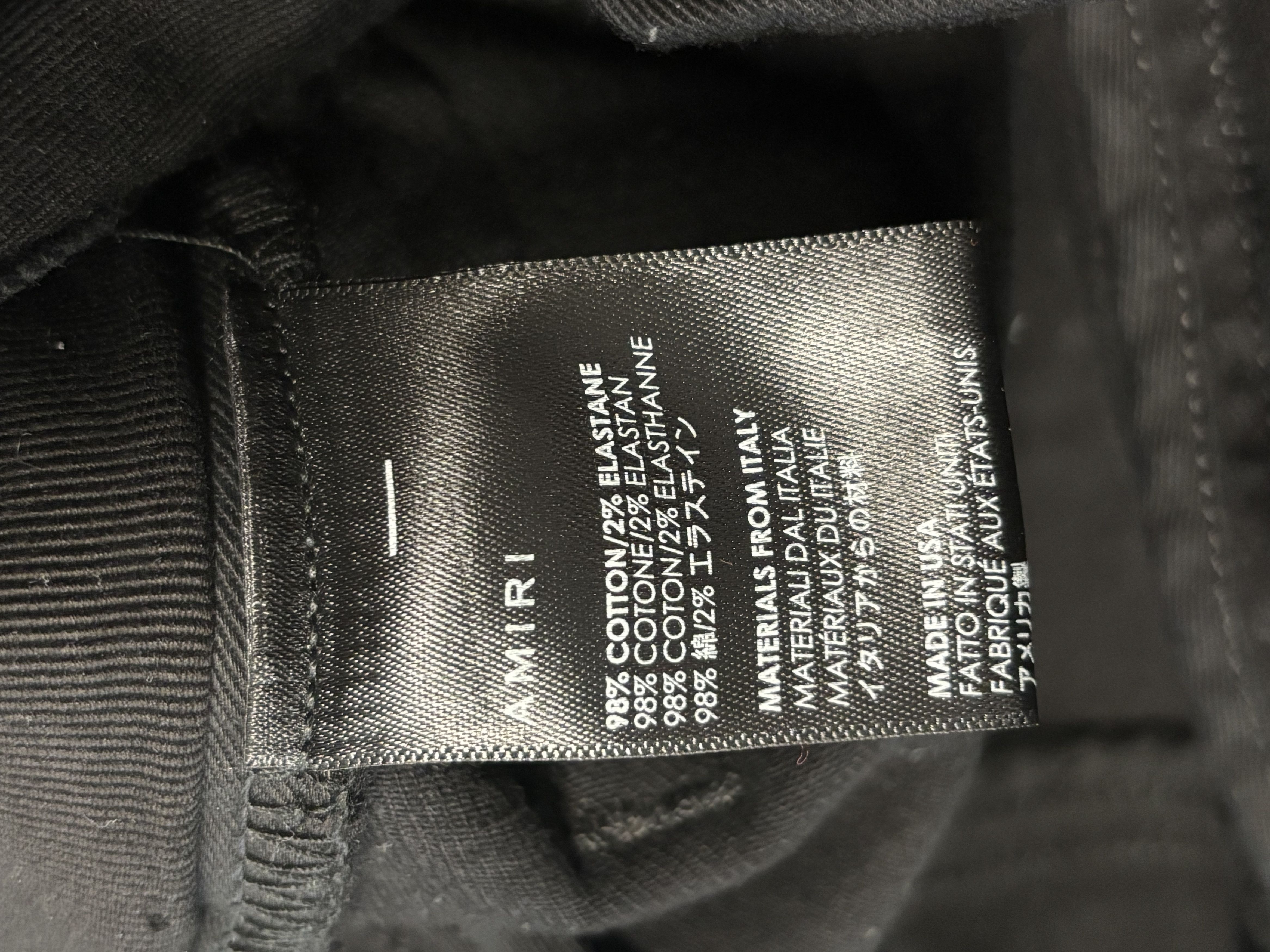 Amiri Broken Glitter Coated Blue Jeans (PreOwned) Size US 30 / EU 46 - 4 Thumbnail