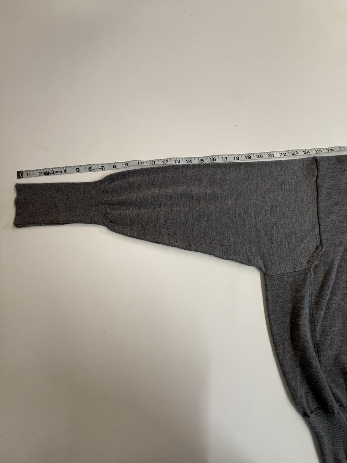 Yves Saint Laurent Vintage YSL Virgin Wool Crewneck Sweater-Oversized Dolman Size M / US 6-8 / IT 42-44 - 23 Thumbnail