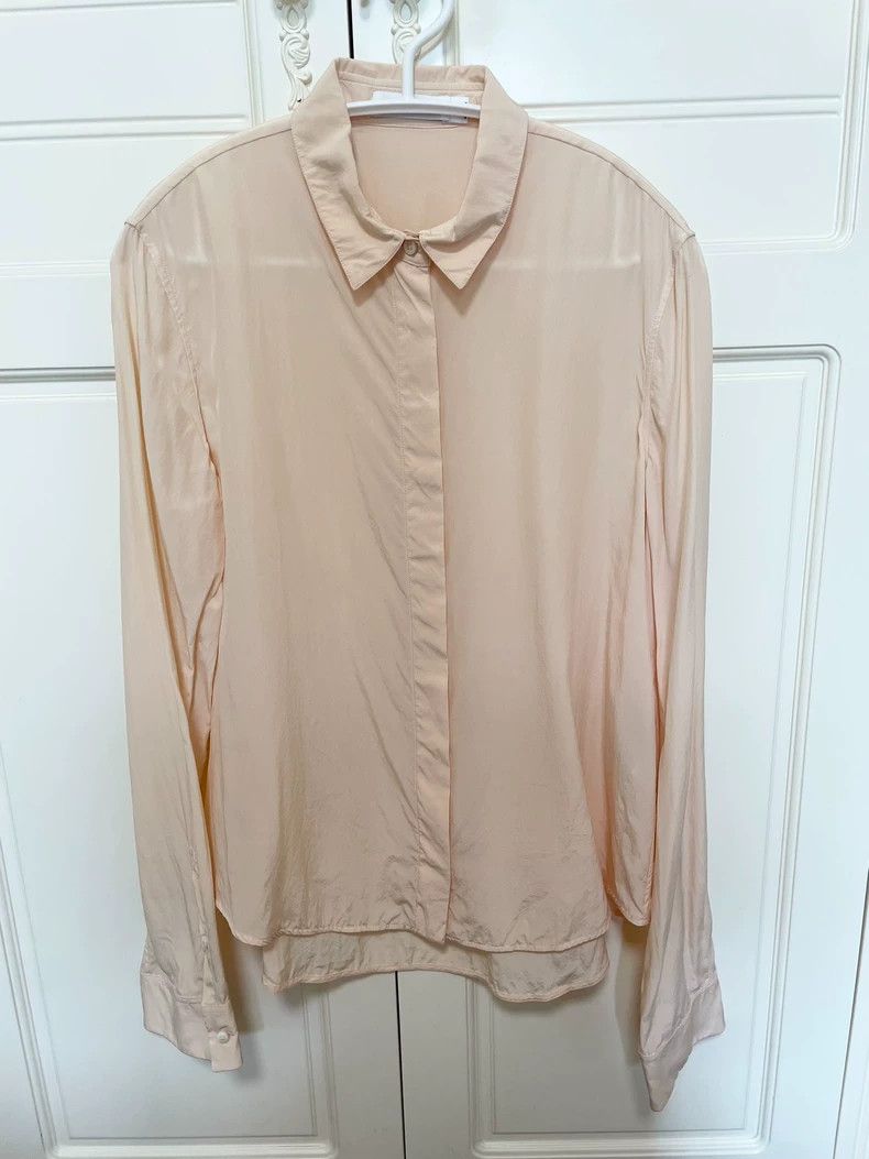 Jil Sander Jil Sander Light melon colored shirt Size 4XL / US 24-26 - 1 Thumbnail