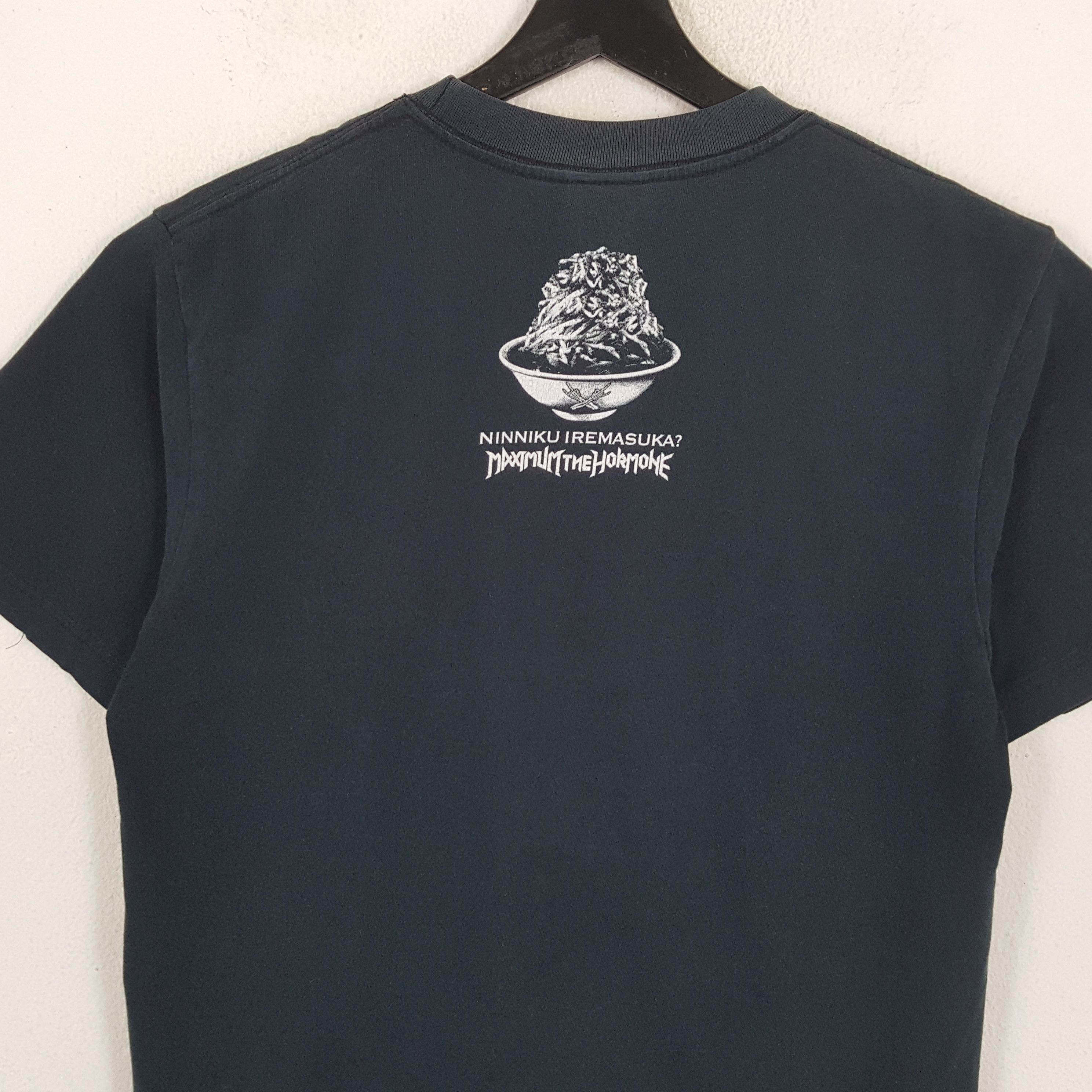 Band Tees × Vintage MAXIMUM THE HORMONE Rock Band Skulls Design Tshirt Size US M / EU 48-50 / 2 - 4 Thumbnail