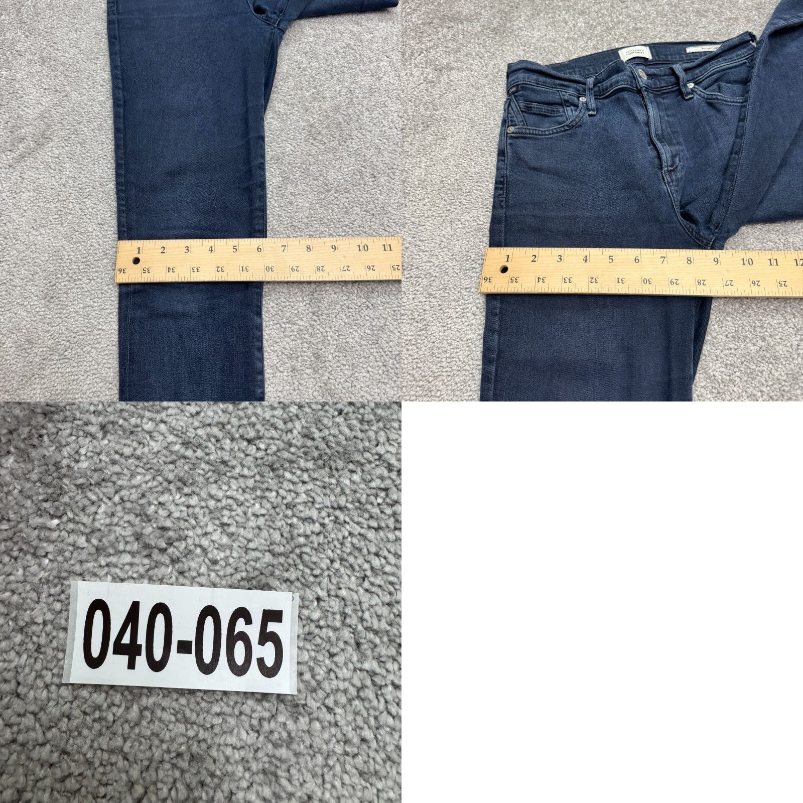 Citizens Of Humanity Citizens Of Humanity Rocket Ankle Skinny Denim Jeans Womens 26 Blue Dark Wash Size 26" / US 2 / IT 38 - 10 Thumbnail