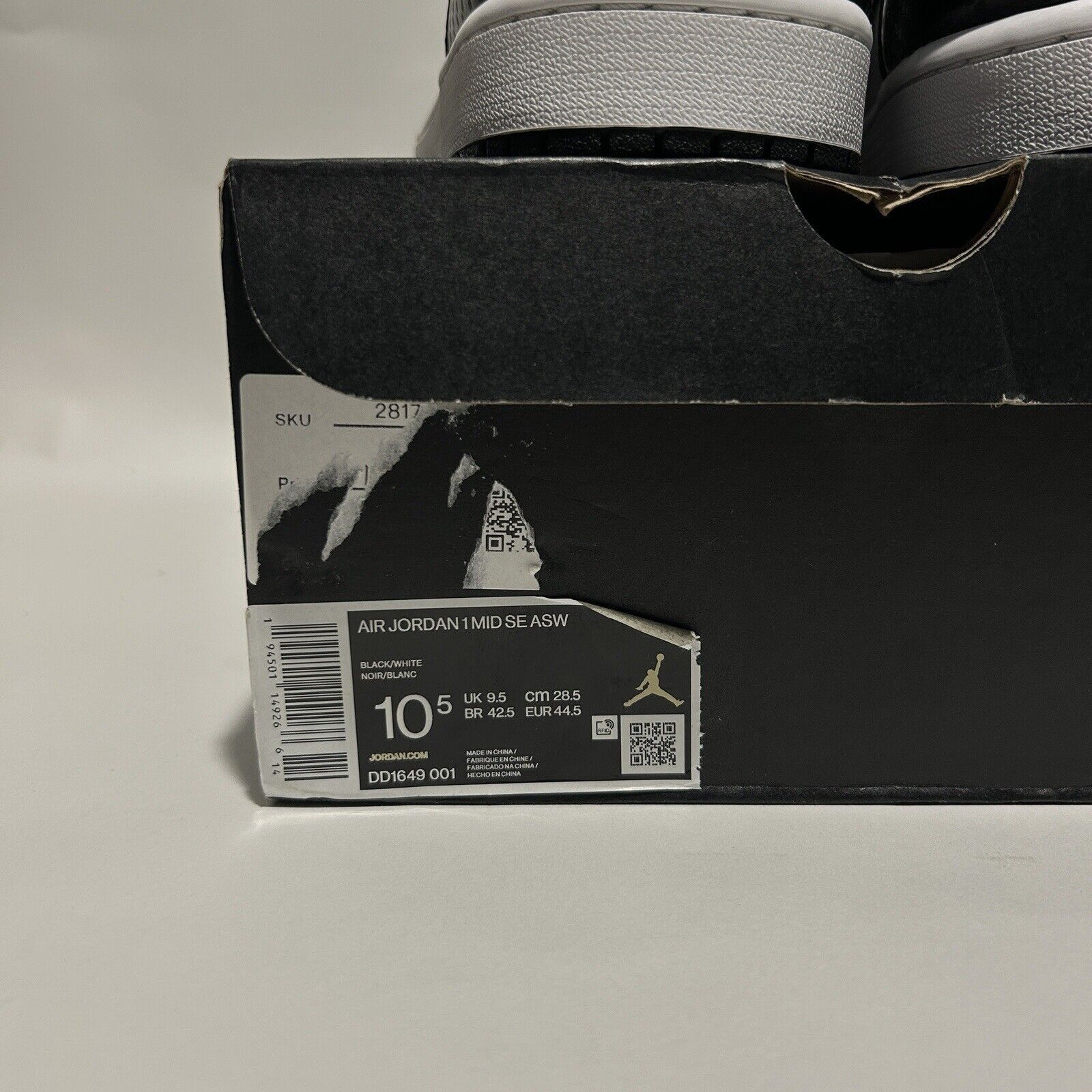Nike Nike Air Jordan 1 Retro Mid SE “All-Star/Carbon Fiber” 2024 Size US 10.5 / EU 43-44 - 5 Thumbnail