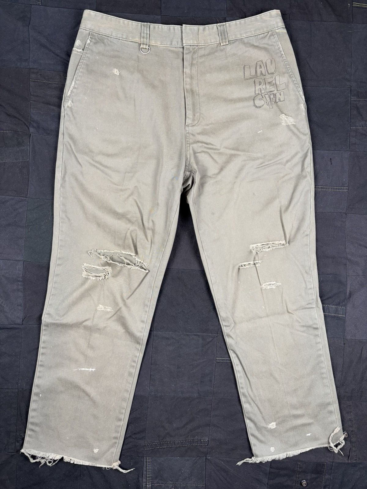 Paly Hollywood Distressed “Laurel Canyon” Pants Size US 36 / EU 52 - 1 Thumbnail
