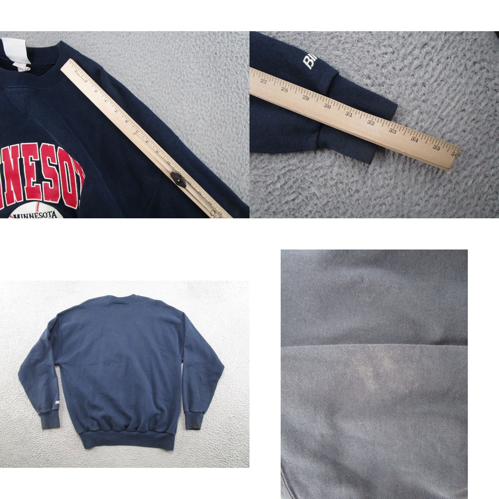 Twins VINTAGE 90s 1995 Bike Minnesota Twins MLB Baseball Sweatshirt Size 2XL Read Size US XXL / EU 58 / 5 - 9 Thumbnail