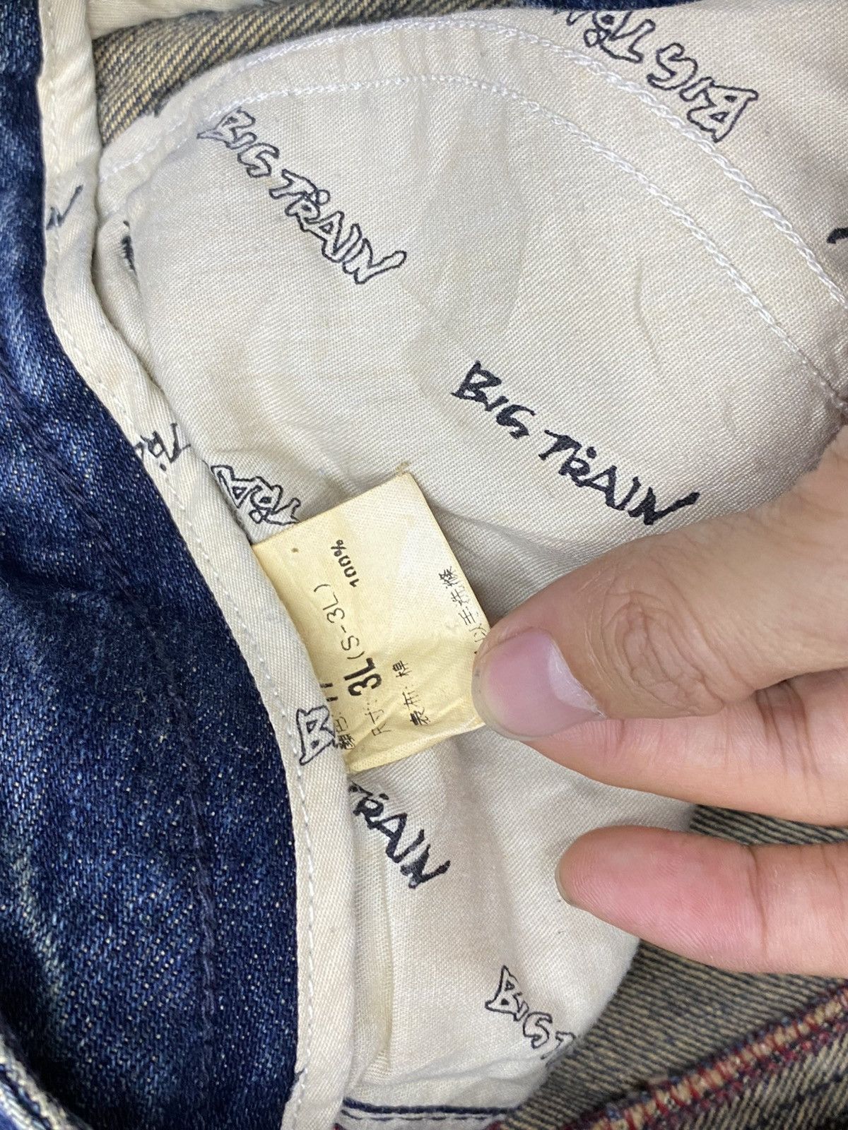 Japanese Brand × Le Grande Bleu (L.G.B.) 💥Bindding Offer💥 Rare Big train x takahashi wash jeans Size US 33 - 6 Thumbnail