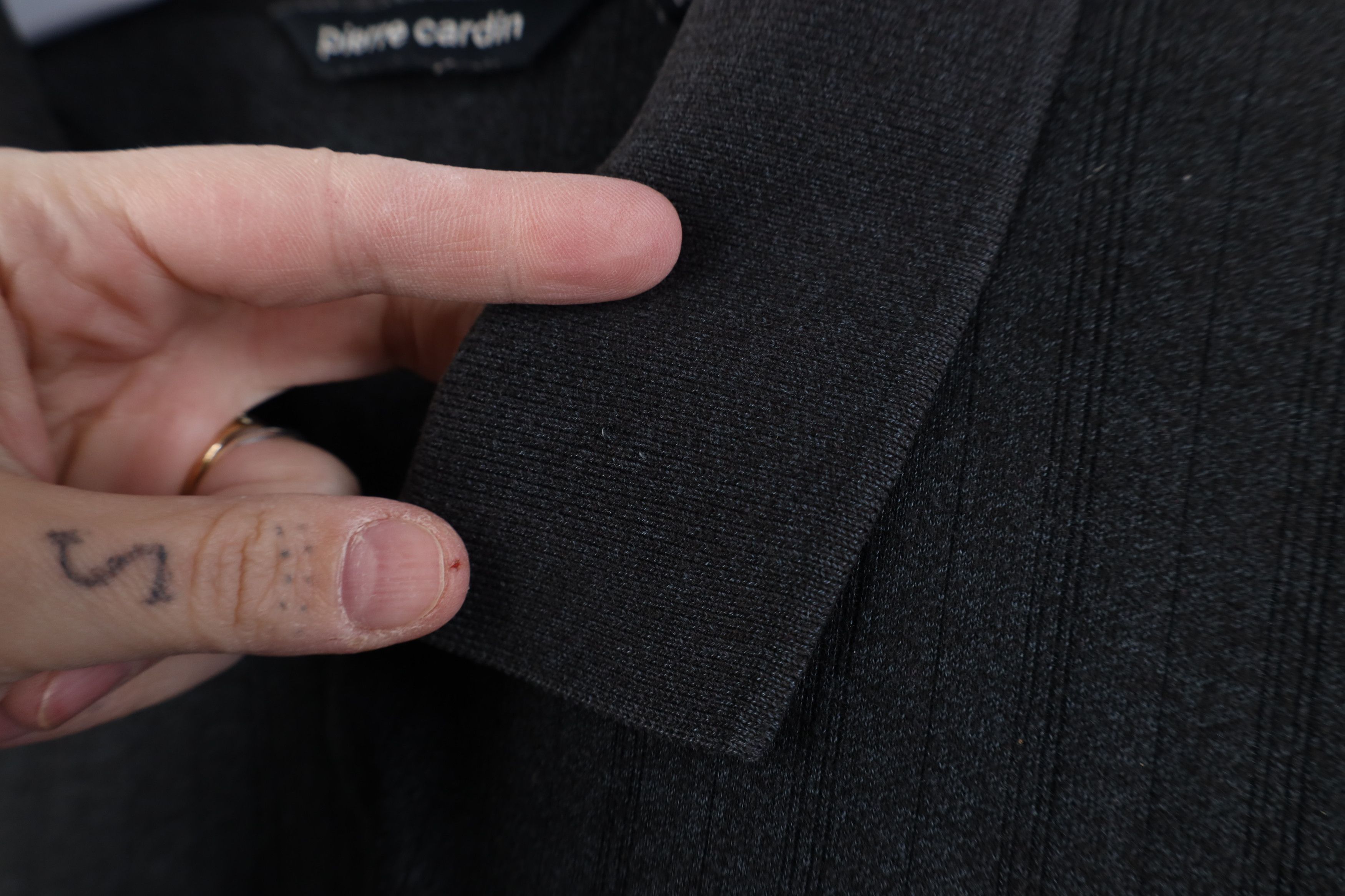 Pierre Cardin Vintage 90s Pierre Cardin Collared Polo Shirt Charcoal Gray Size US XXL / EU 58 / 5 - 7 Thumbnail