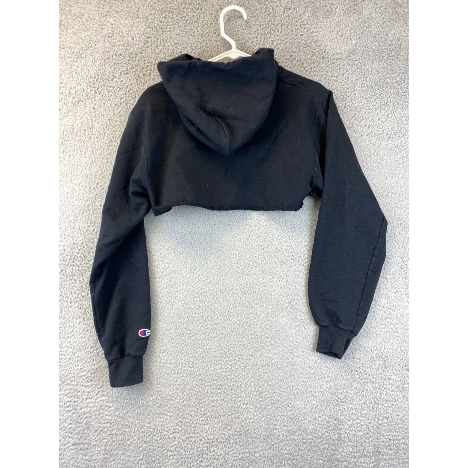 Champion Champion Hoodie Women Cropped Denver University Black S Logo Sweatshirt Modern Athletic Activewear S Womens Size S / US 4 / IT 40 - 7 Thumbnail