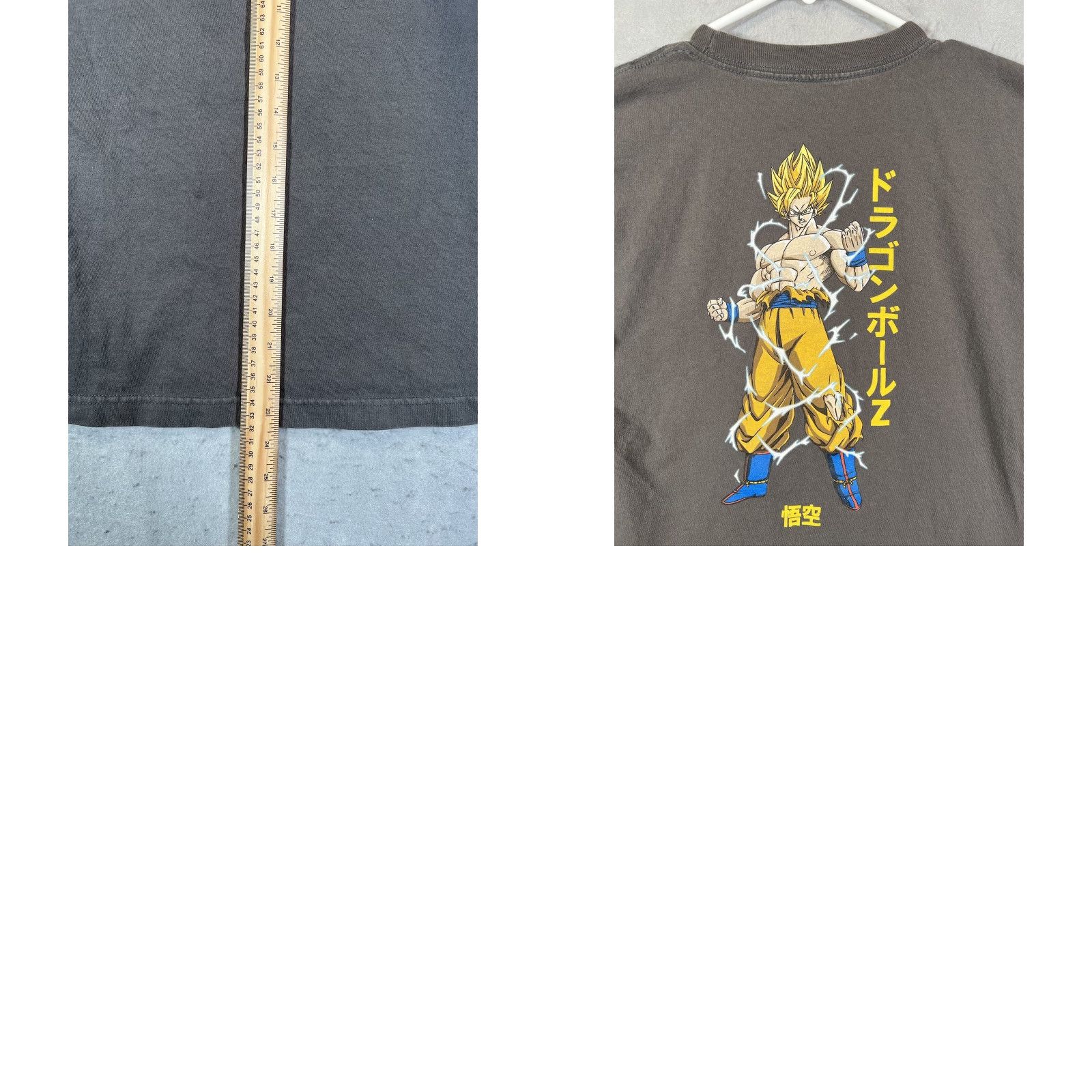 Vintage VINTAGE Dragon Ball Z Goku T-Shirt Men Small Gray 2 Sided Black Lines Skateboards Anime Apparel Size US S / EU 44-46 / 1 - 8 Thumbnail