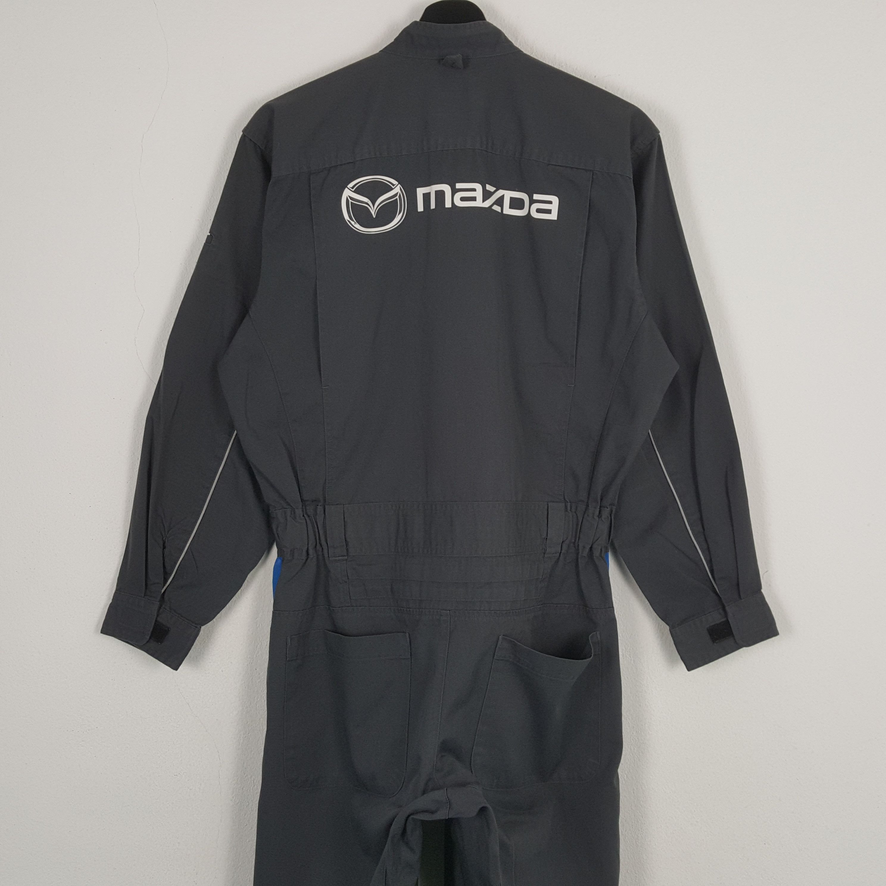 Vintage Mazda Racing Workwear Motorsports Coverall Jacket RR18 Size US M / EU 48-50 / 2 - 2 Thumbnail