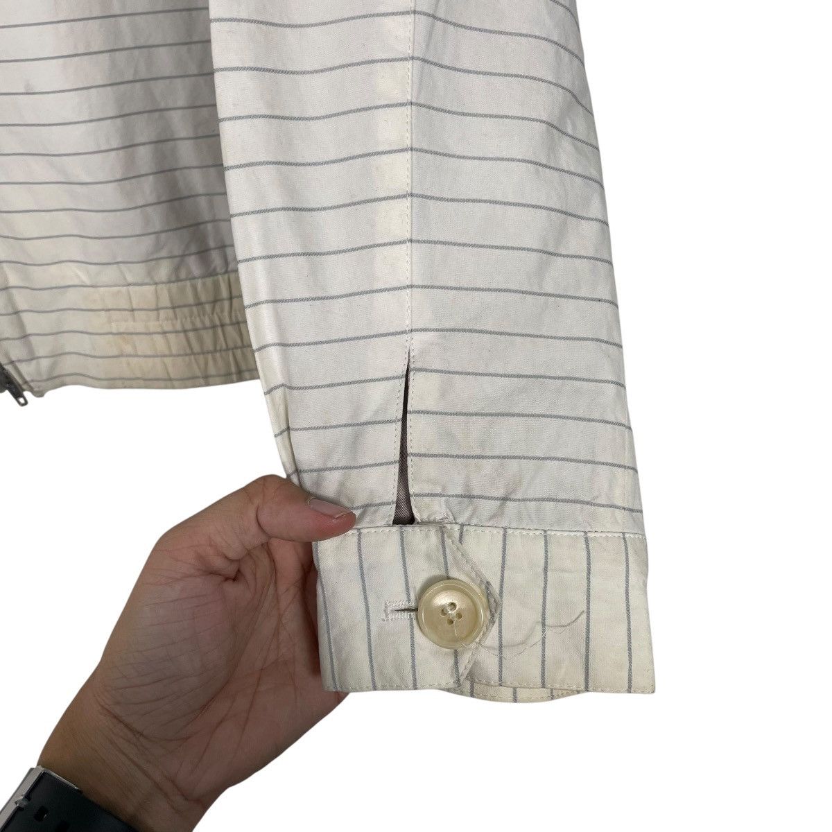 Raf Simons Rare Raf Simons SS07 Stripes Single R Bomber Jacket Size US S / EU 44-46 / 1 - 13 Thumbnail