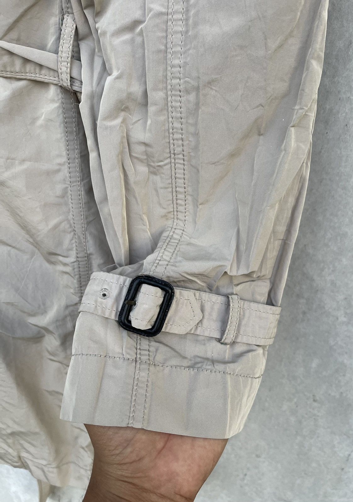 Gerard Darel S/S 2002 GERARD DAREL DOUBLE-BREASTED TRENCH COAT/JACKET Size M / US 6-8 / IT 42-44 - 10 Thumbnail