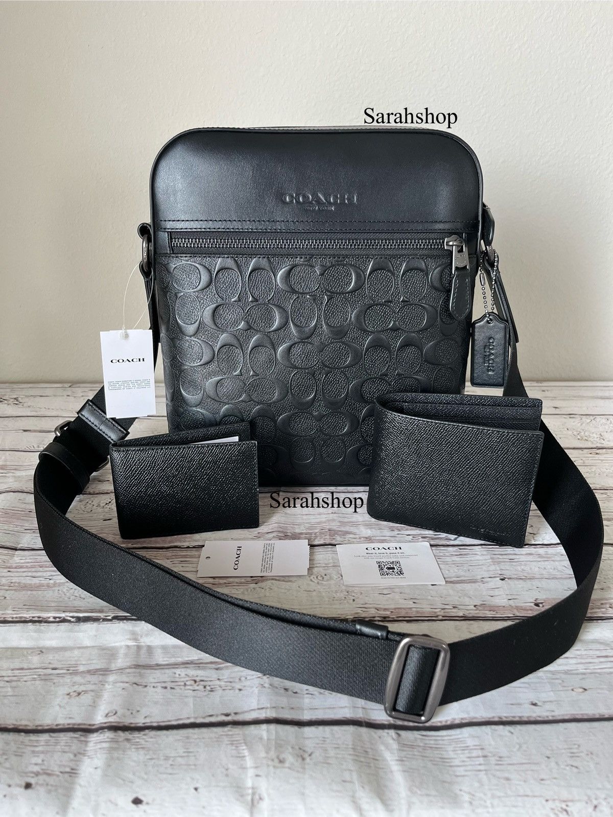 Coach Coach Houston Flight Bag In Signature Leather Set Size ONE SIZE - 2 Thumbnail
