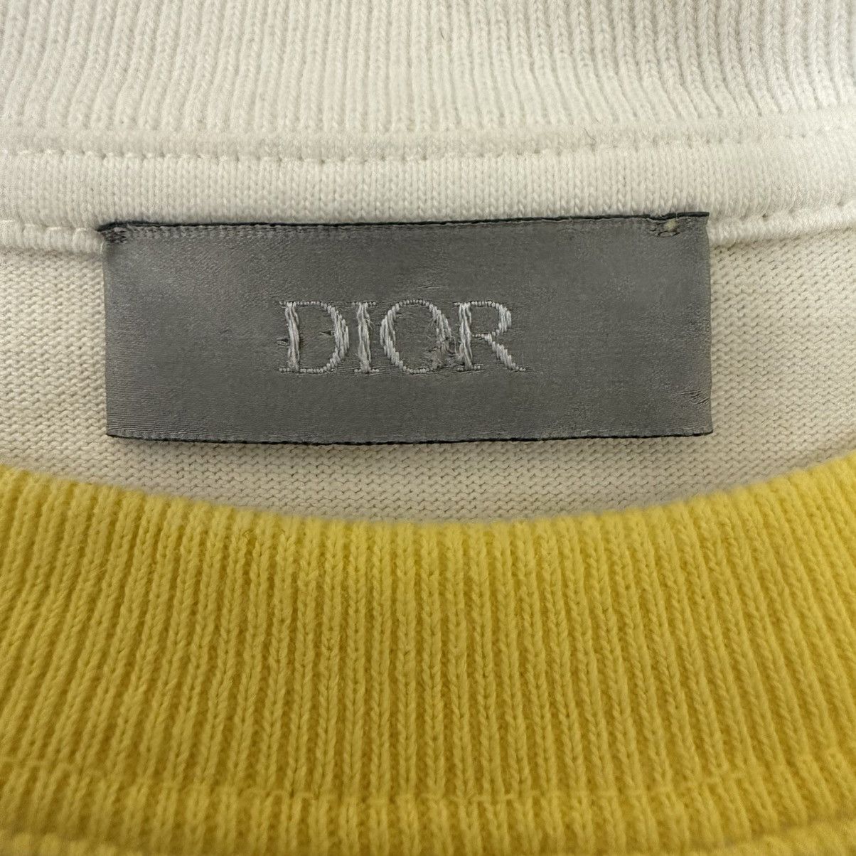 Dior Dior x Shawn Oversized Logo T-Shirt Yellow Sz Large Size US L / EU 52-54 / 3 - 4 Thumbnail
