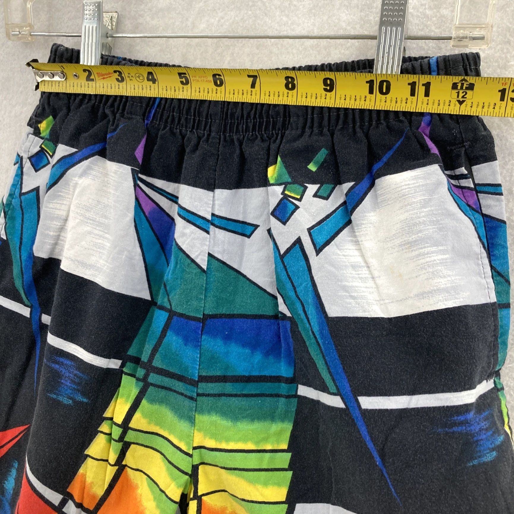 Vintage Vtg breakaway 90s shorts Size M swim trunks Abstract No Drawstring Fits small Size US 31 - 3 Thumbnail