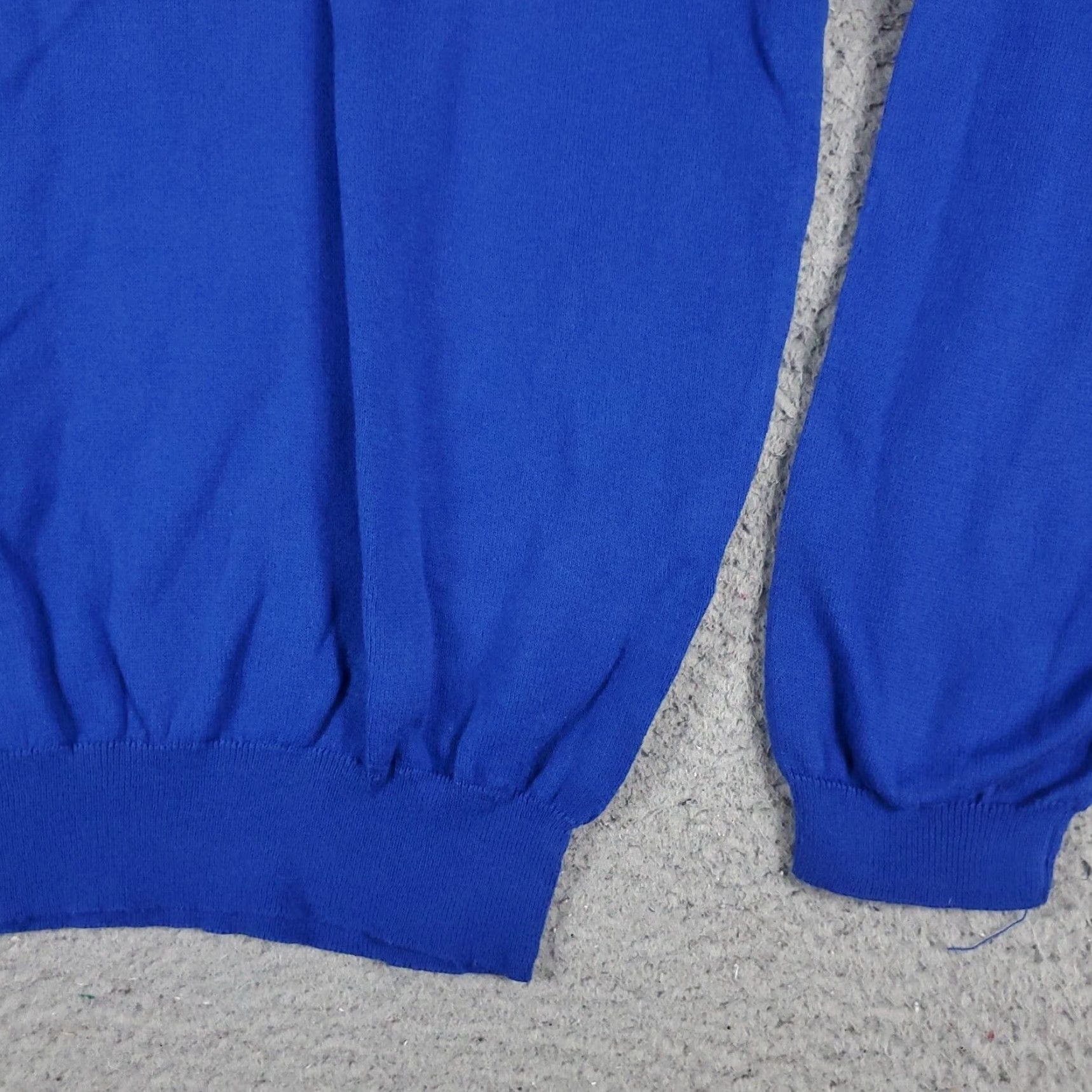 Polo Ralph Lauren Ralph Lauren Mens Large Blue V Neck Pullover Vintage Sweater Italy Size US L / EU 52-54 / 3 - 4 Thumbnail