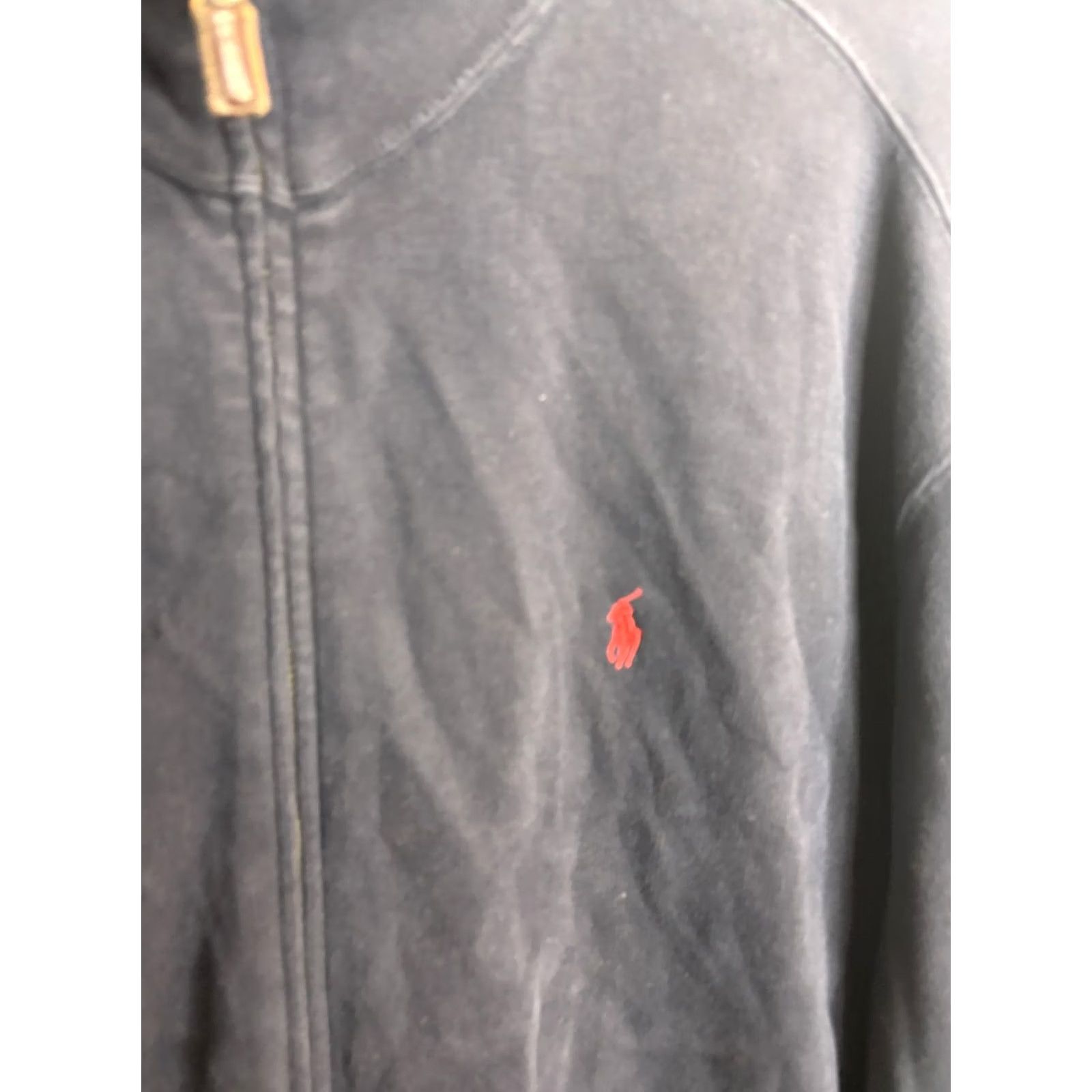 Polo Ralph Lauren Polo Ralph Lauren Sweatshirt Mens XL Navy Blue Full Zip Mock Neck Pony Logo Size US XL / EU 56 / 4 - 2 Thumbnail