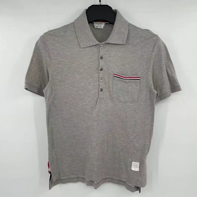 Thom Browne Thom BrowneFive-button pocket striped short sleeves 2503-N Size US S / EU 44-46 / 1 - 1 Thumbnail